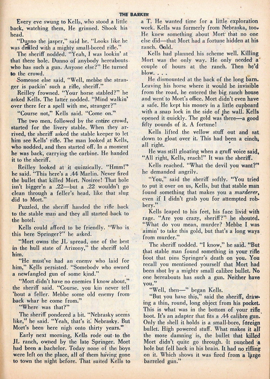 Read online Barker comic -  Issue #2 - 35