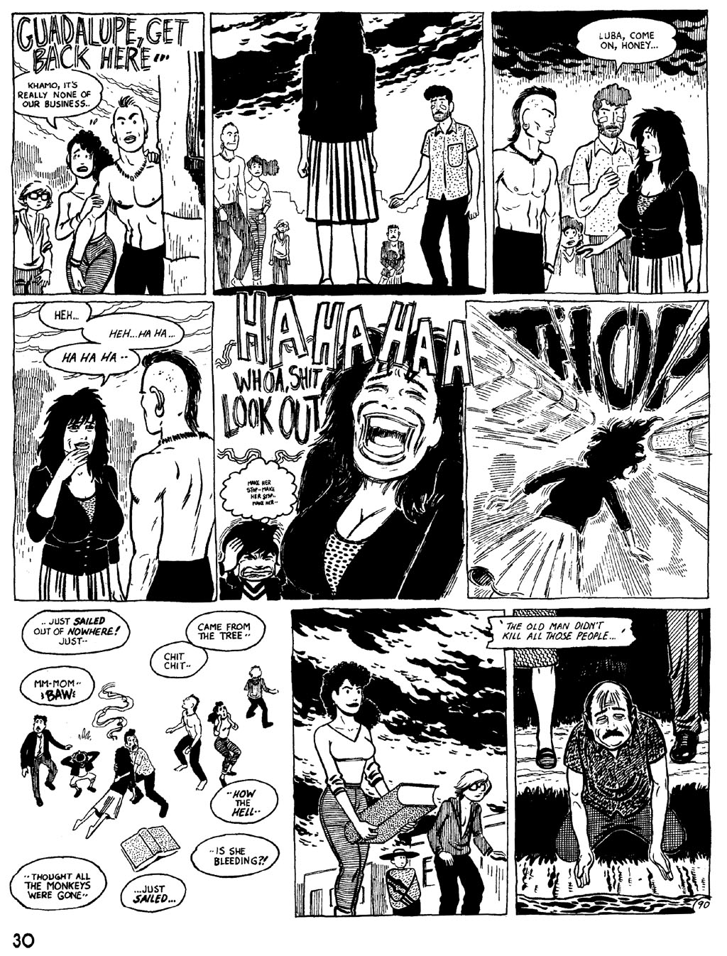 Read online Love and Rockets (1982) comic -  Issue #26 - 32