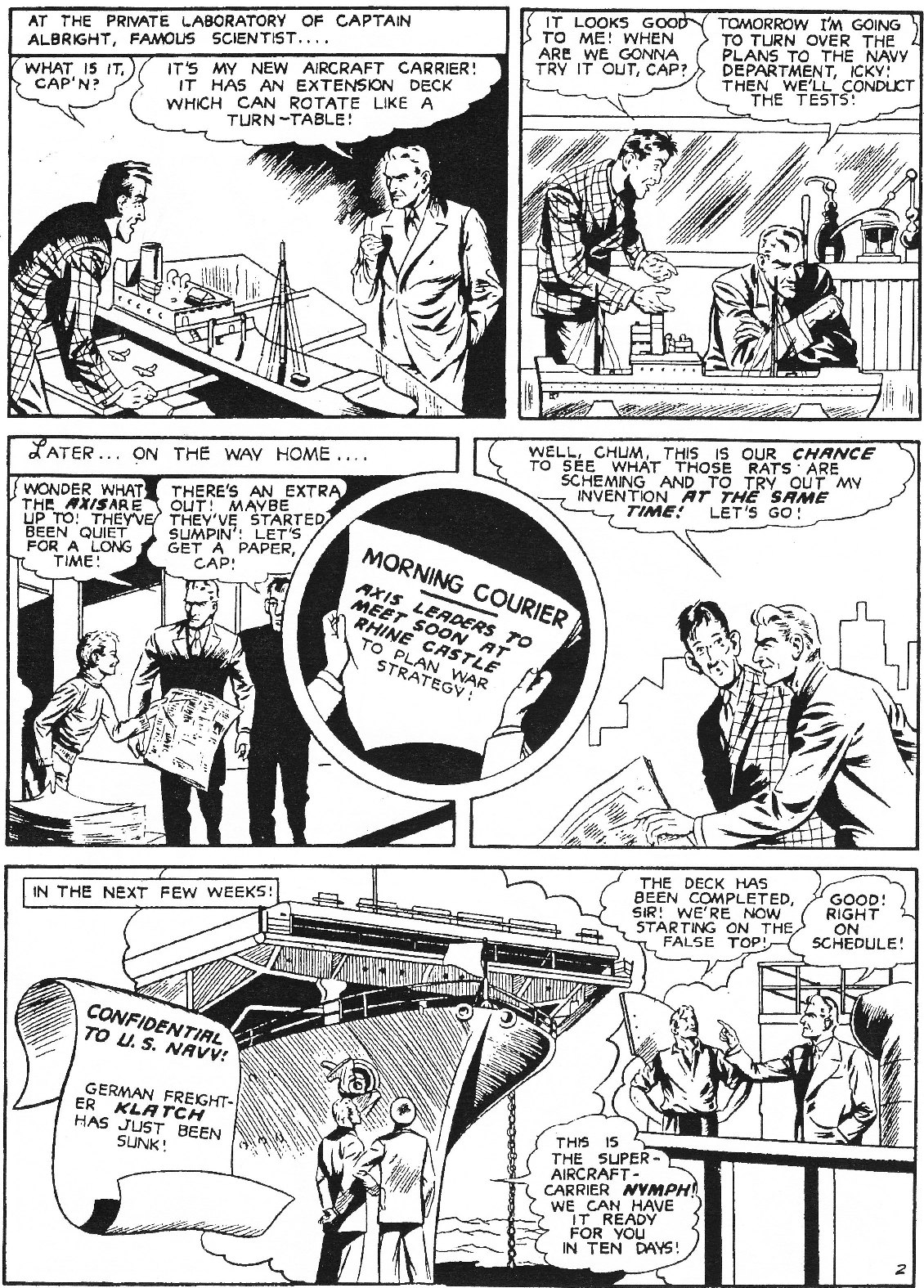 Read online Captain Midnight (1942) comic -  Issue #11 - 13