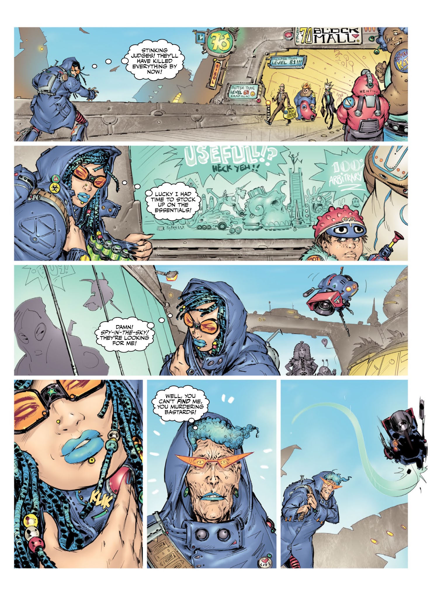 Read online Judge Anderson: The Psi Files comic -  Issue # TPB 5 - 130