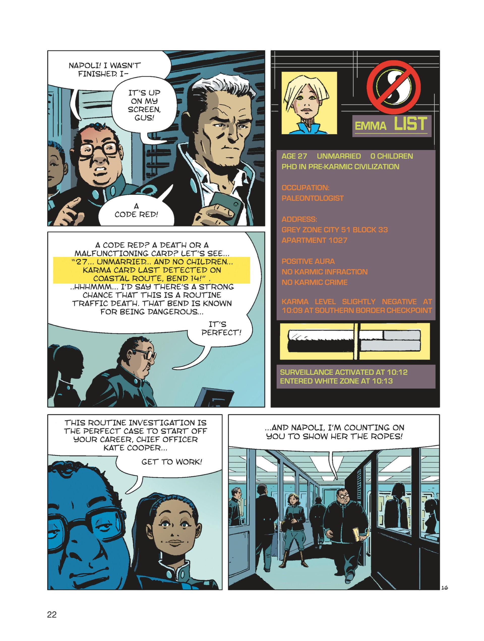 Read online Karma City comic -  Issue #1 - 22