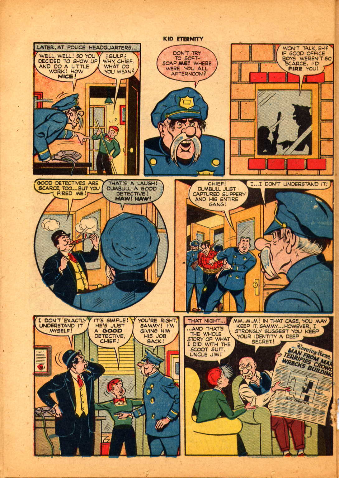 Read online Kid Eternity (1946) comic -  Issue #6 - 34