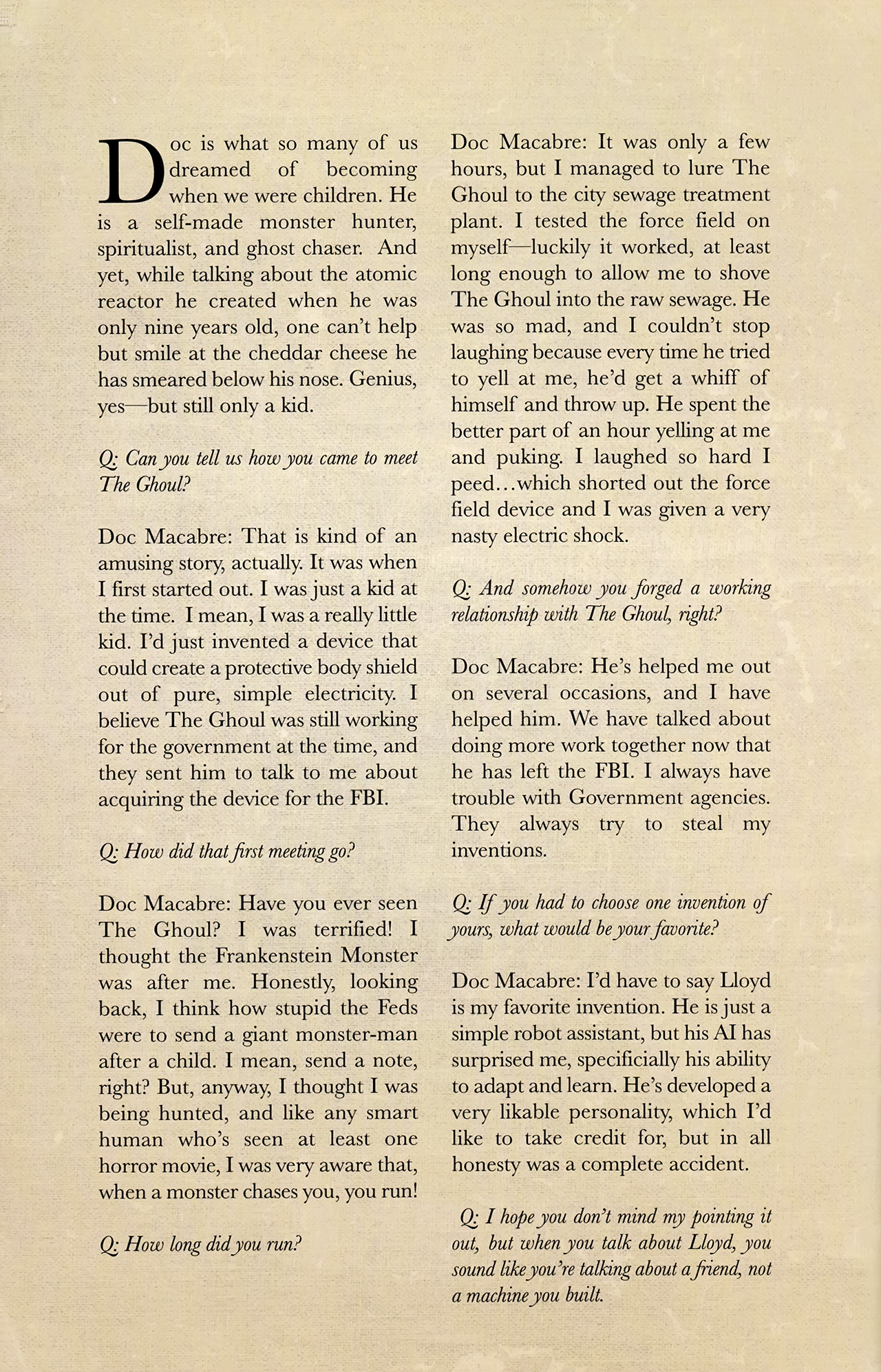 Read online Doc Macabre comic -  Issue #2 - 19