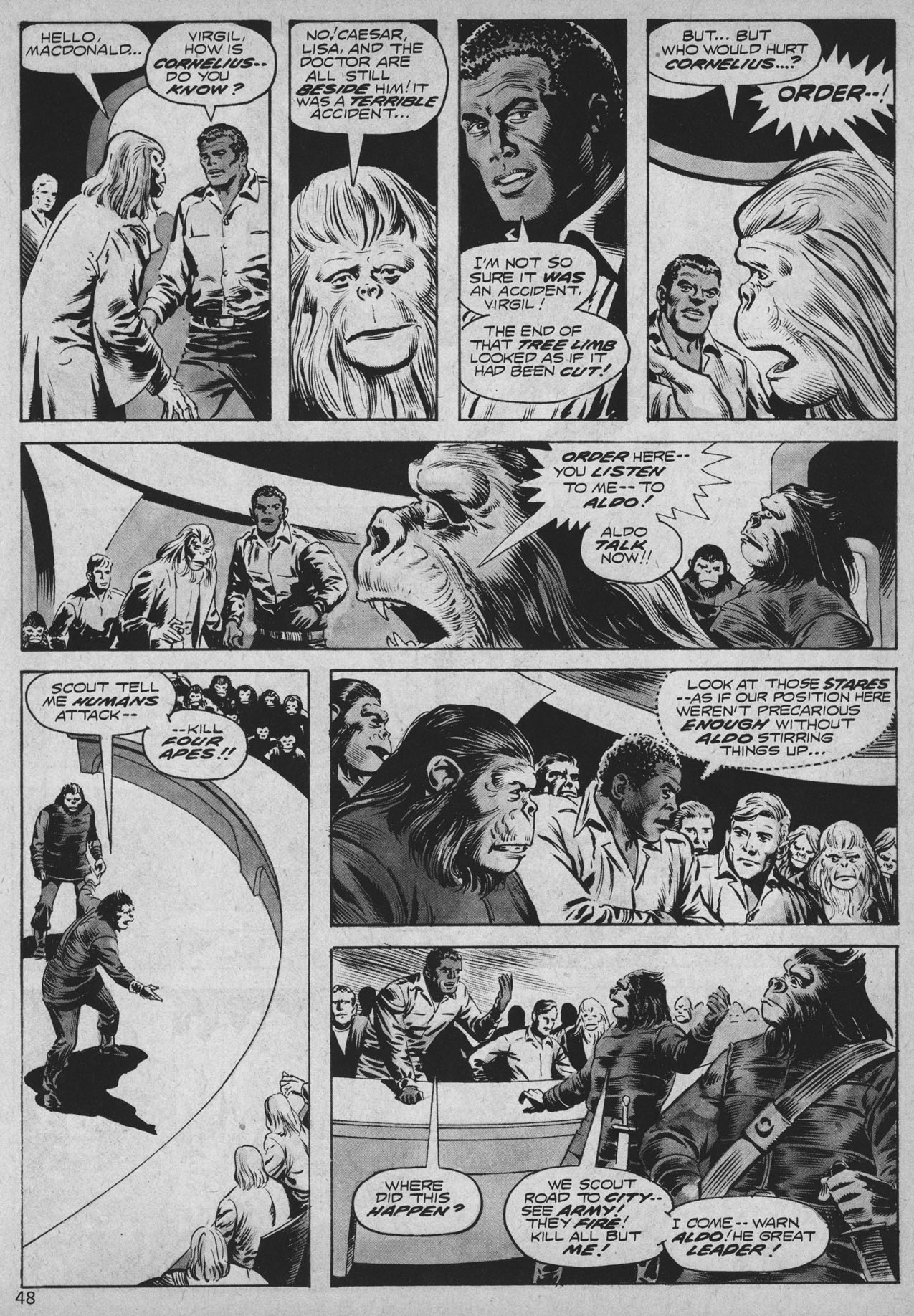 Read online Planet of the Apes comic -  Issue #25 - 47