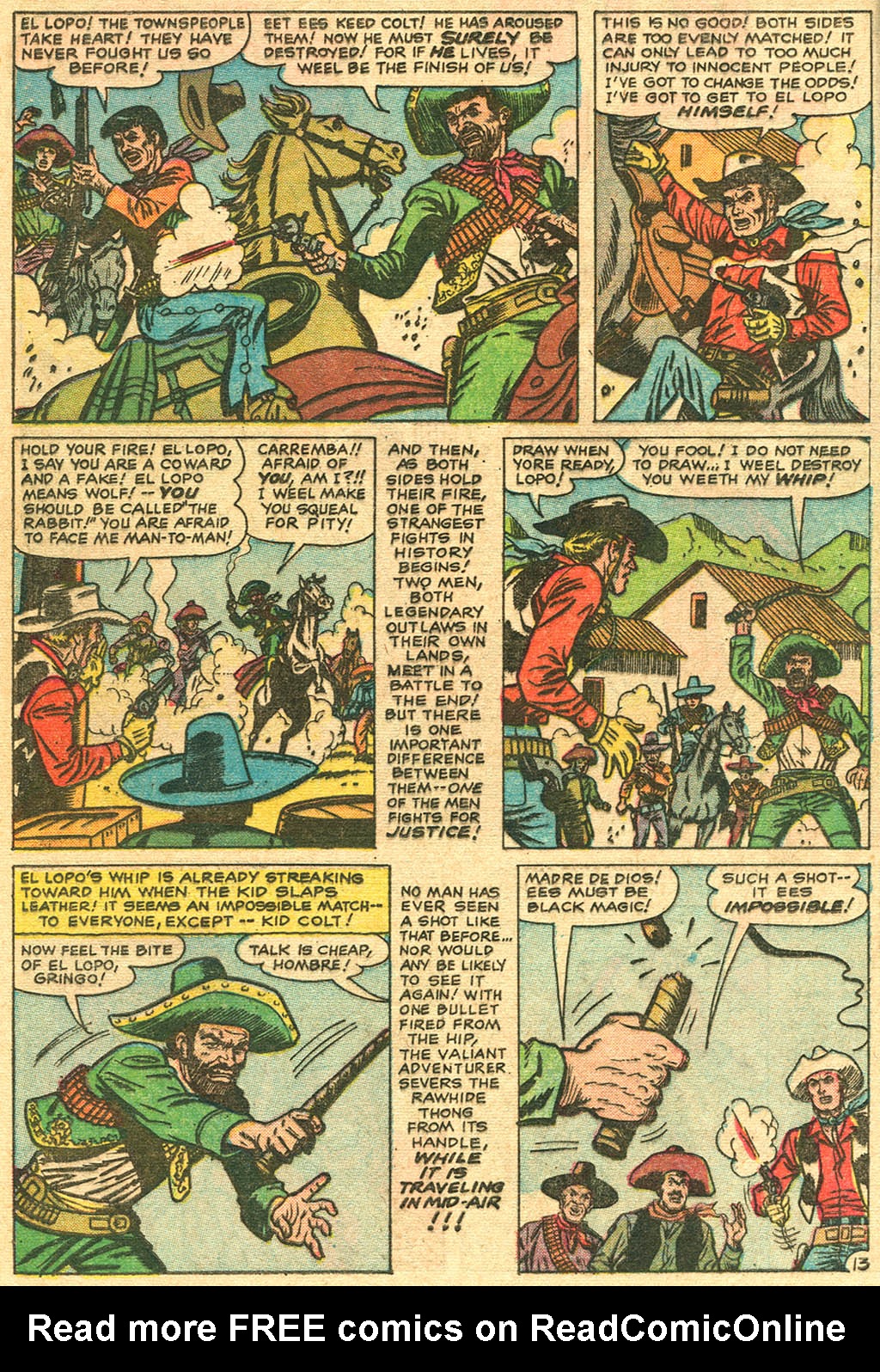 Read online Kid Colt Outlaw comic -  Issue #130 - 24