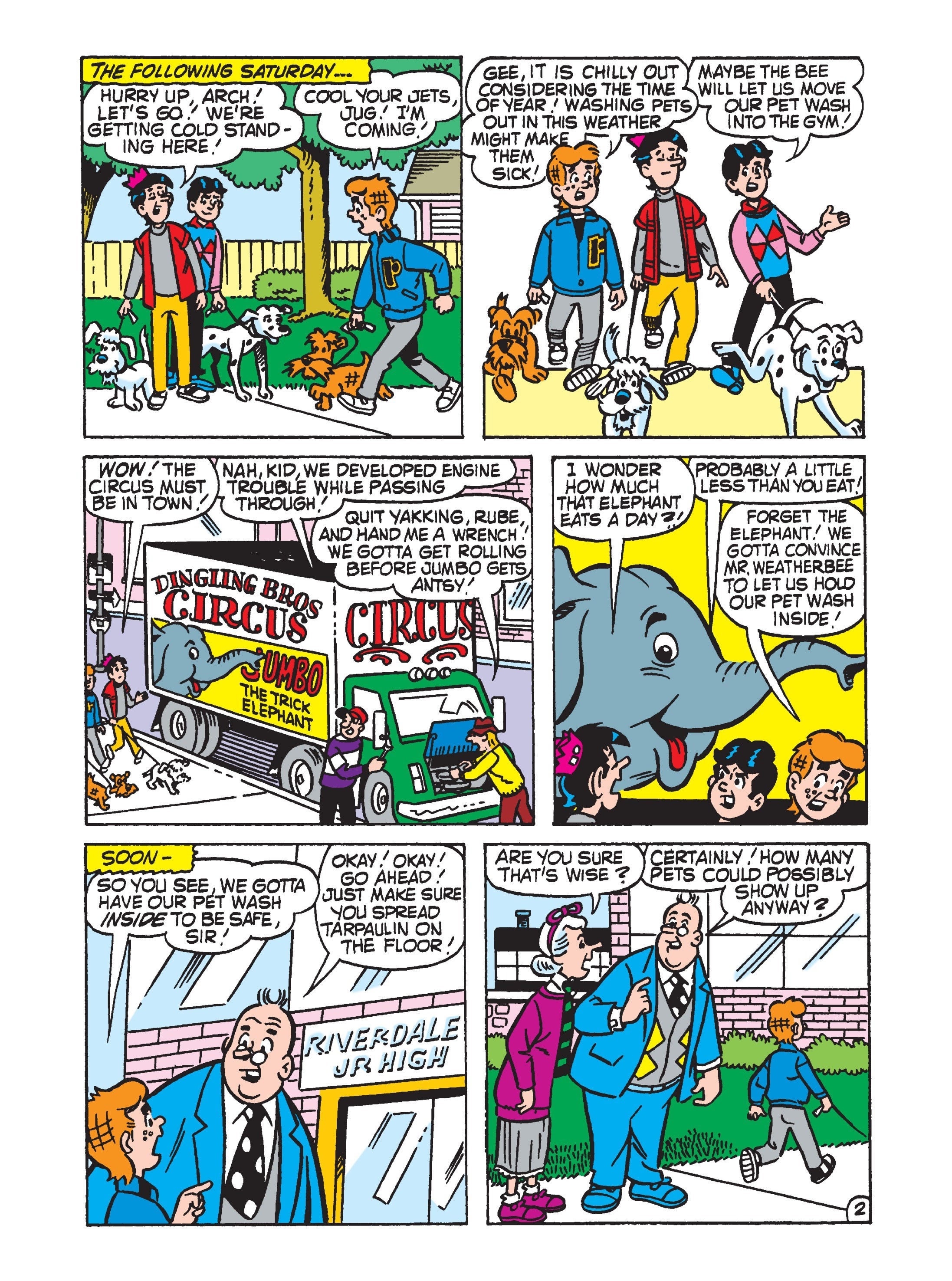 Read online Archie & Friends Double Digest comic -  Issue #25 - 136
