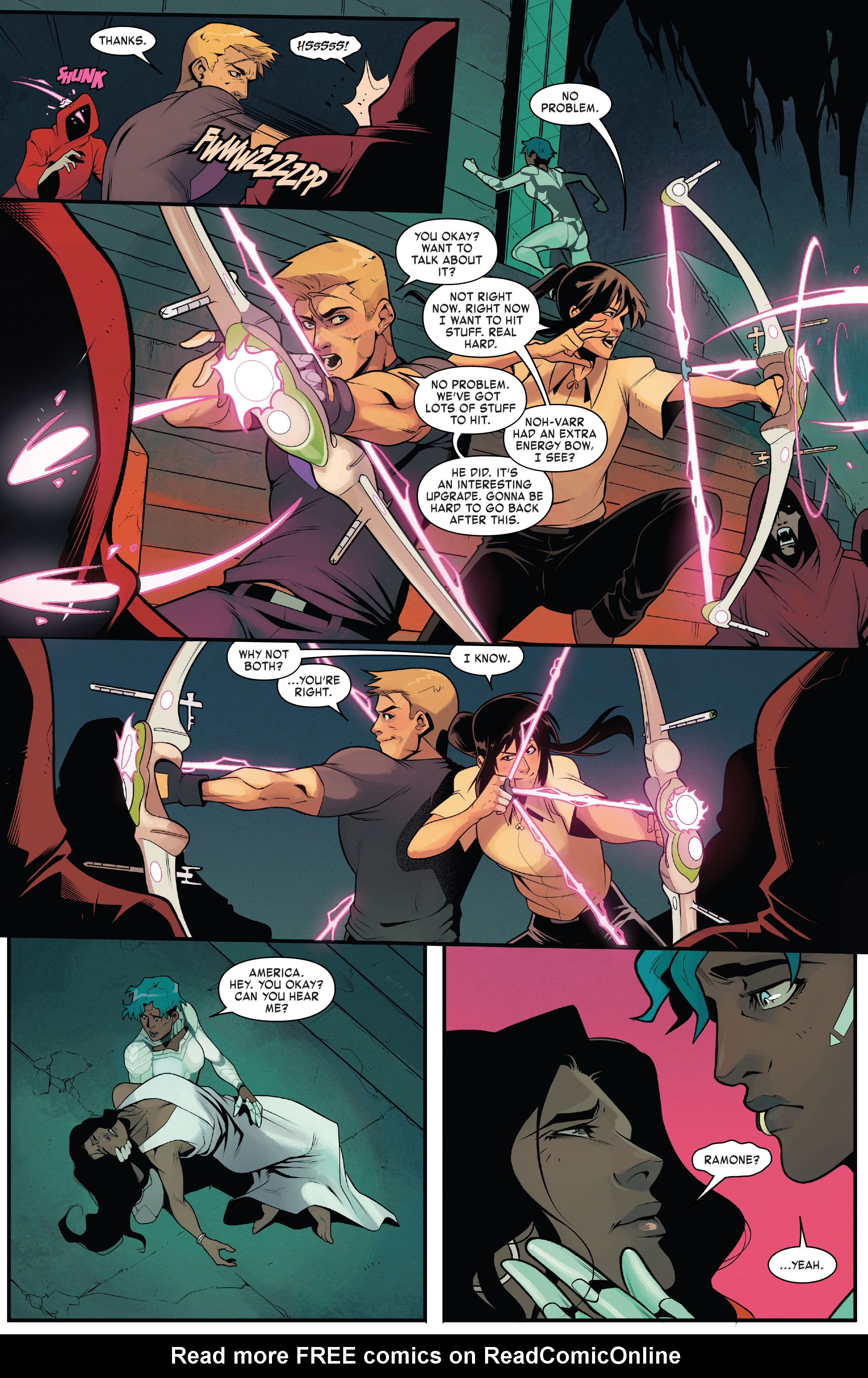 Read online Hawkeye: Team Spirit comic -  Issue # TPB (Part 2) - 9