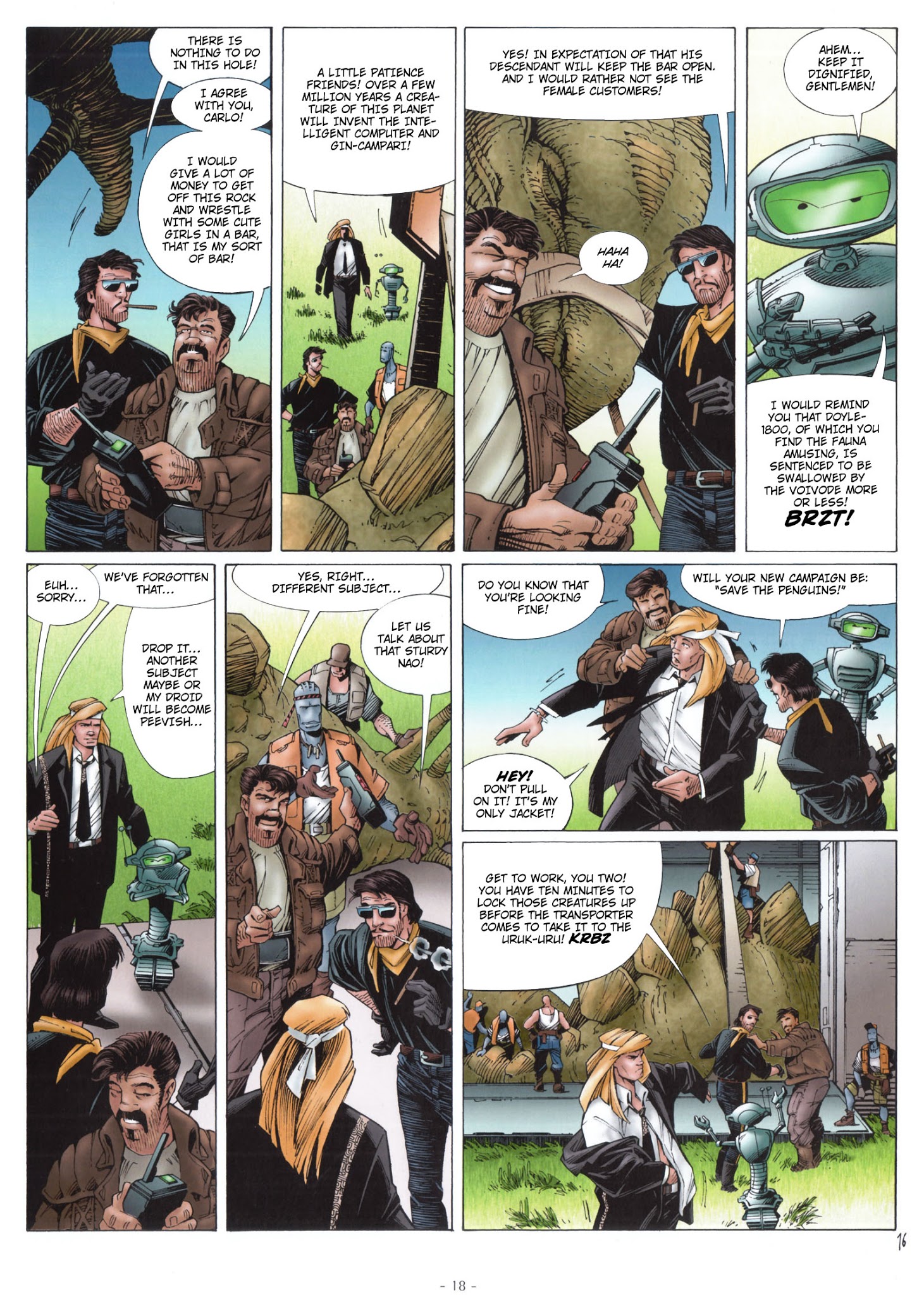 Read online Aquablue comic -  Issue #8 - 18