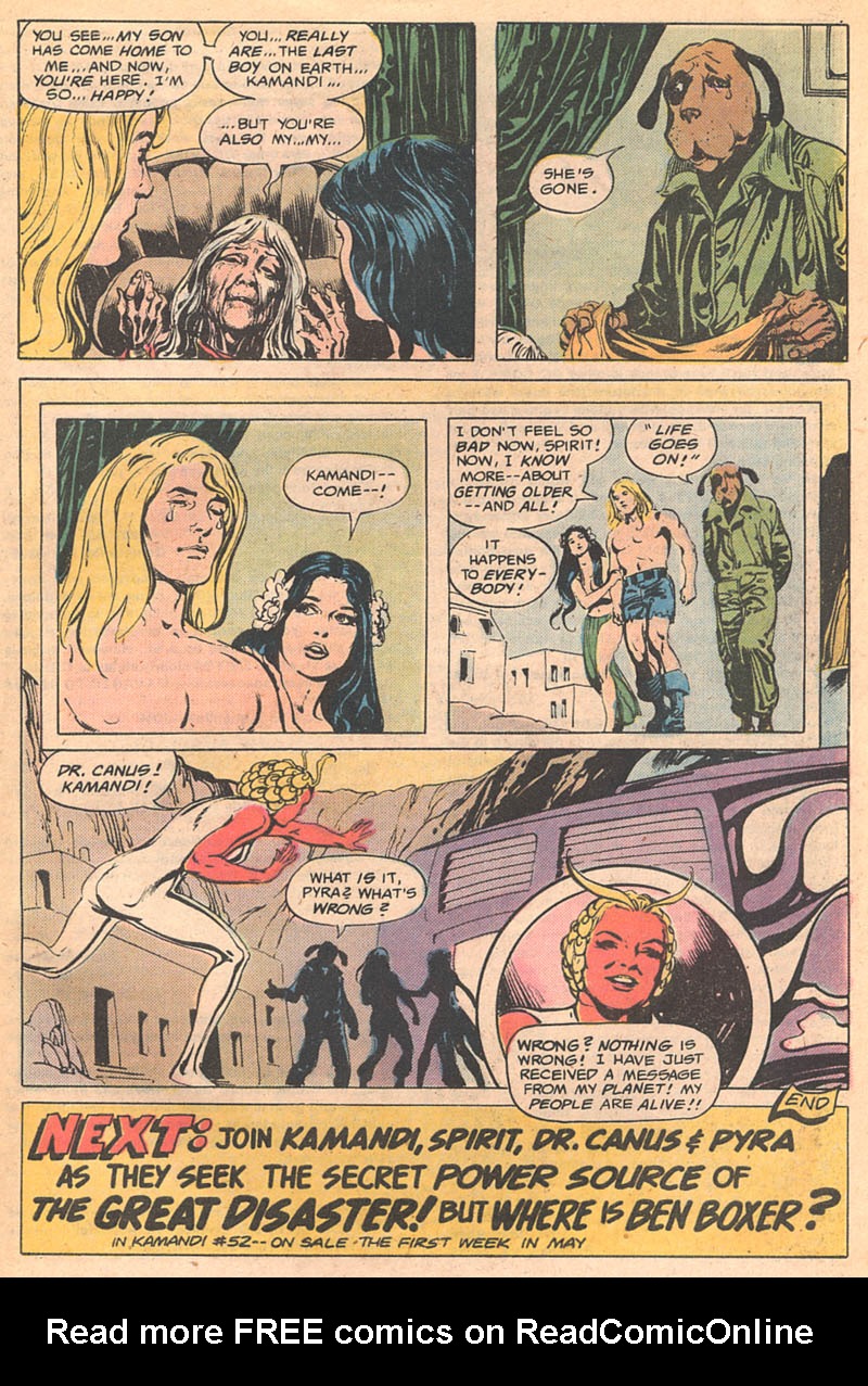 Read online Kamandi, The Last Boy On Earth comic -  Issue #51 - 18