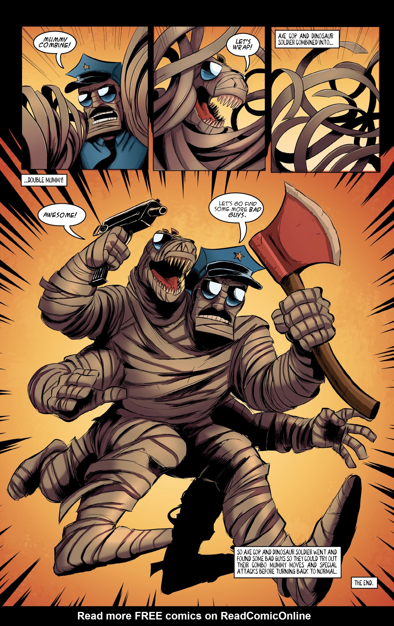 Read online Axe Cop comic -  Issue # TPB 5 - 54