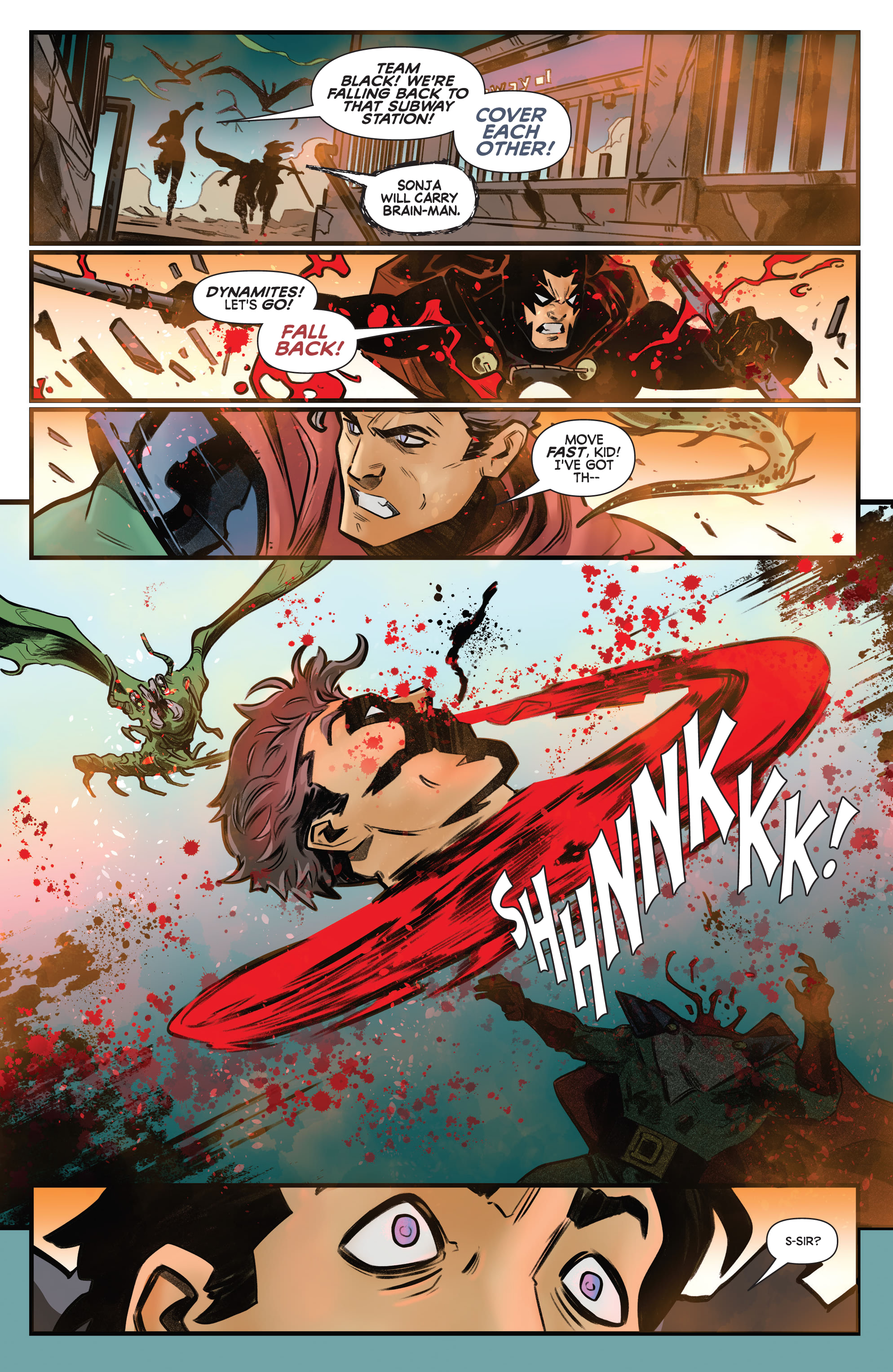 Read online Vampirella Vs. Red Sonja comic -  Issue #2 - 17