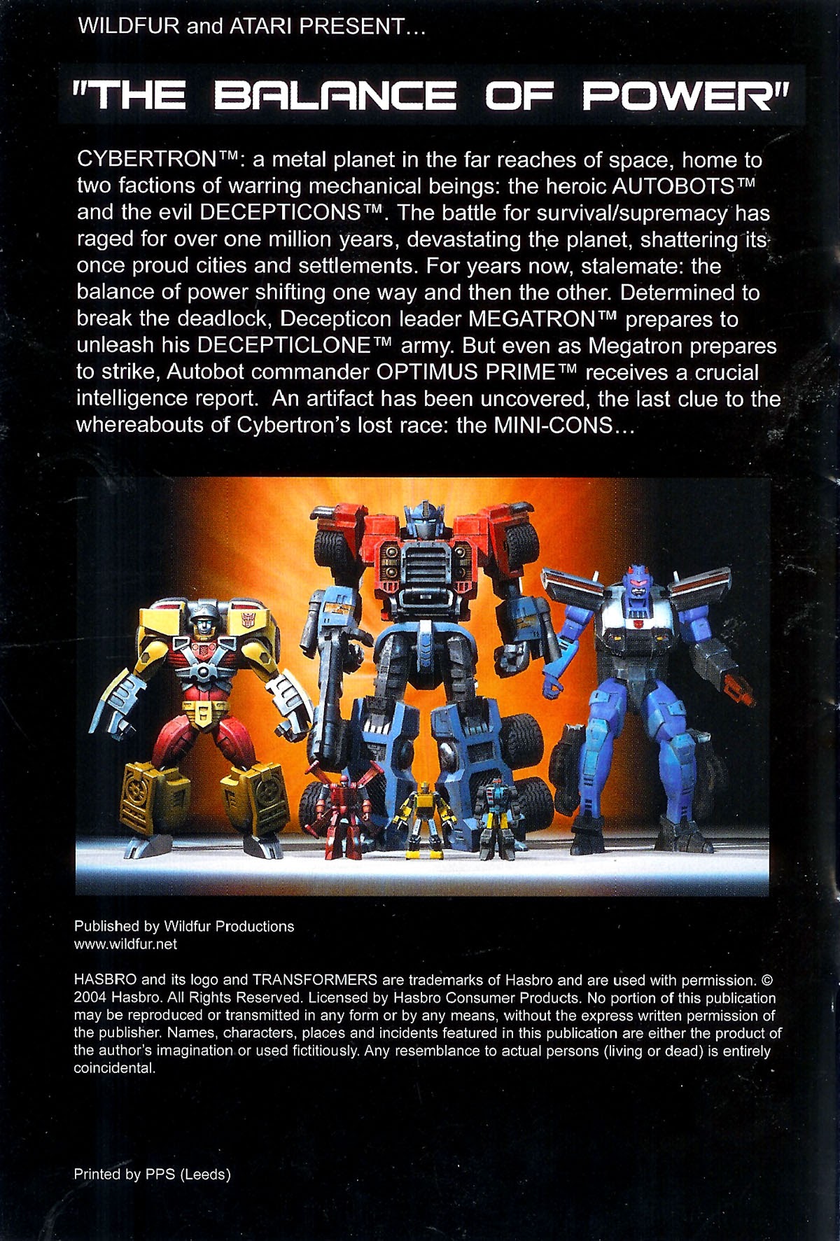 Read online Transformers: The Balance of Power comic -  Issue # Full - 3