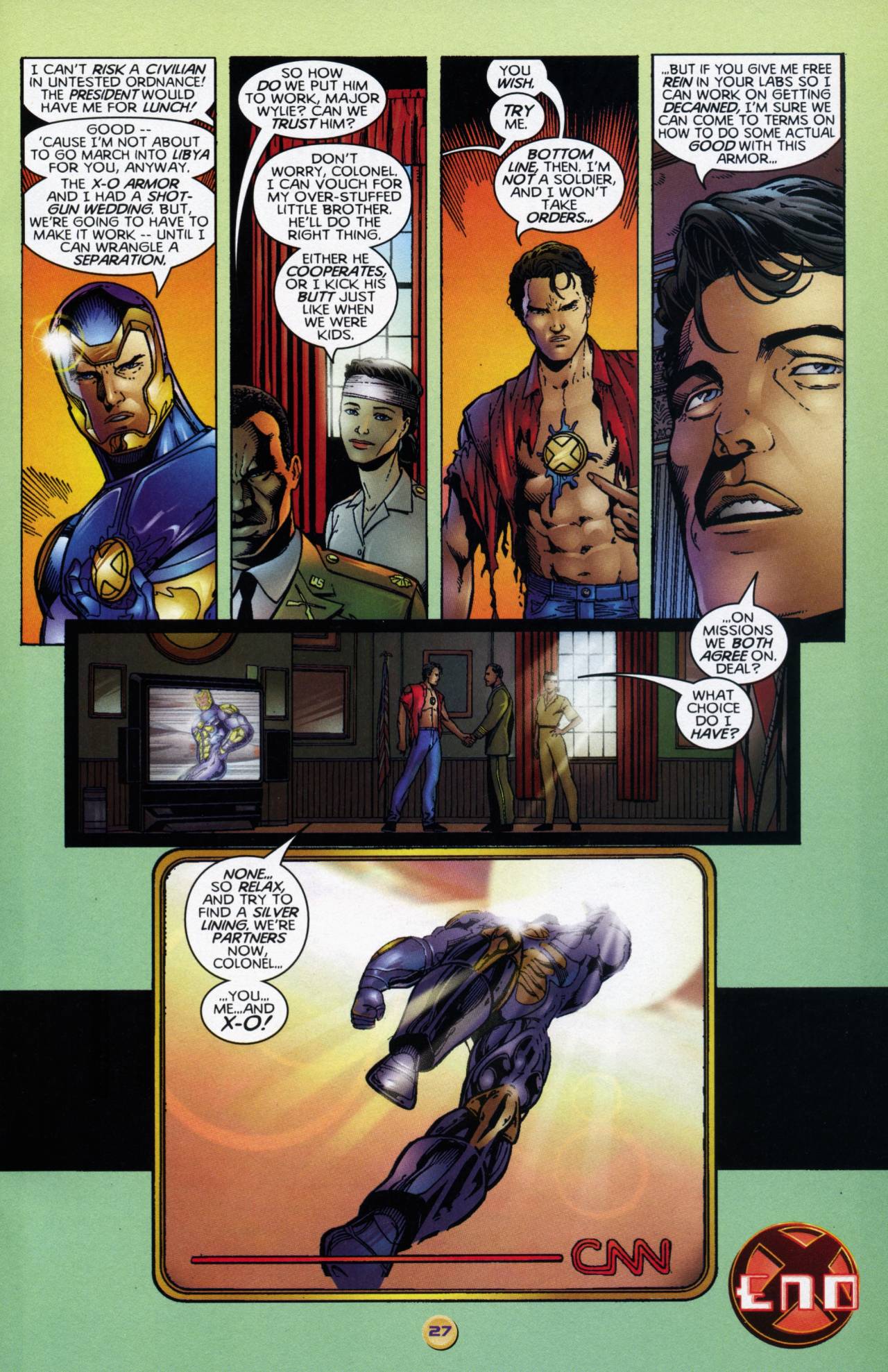 Read online X-O Manowar (1996) comic -  Issue #2 - 23