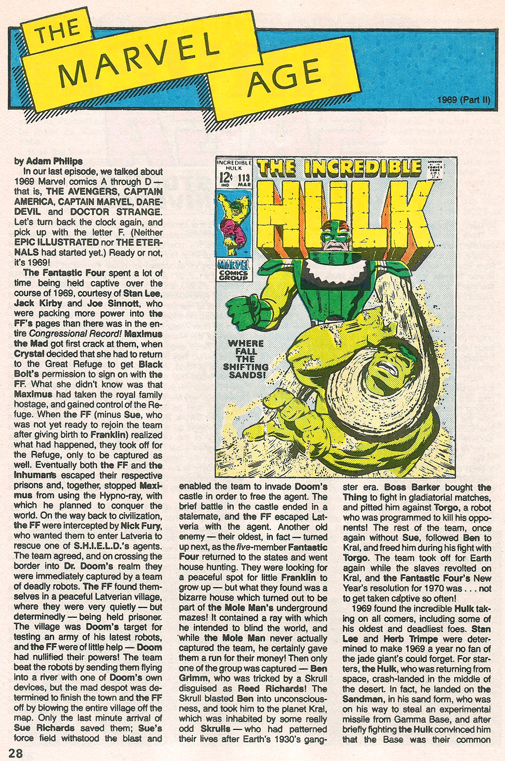 Read online Marvel Age comic -  Issue #32 - 29