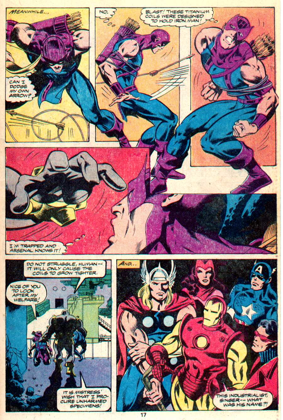 Read online The Avengers (1963) comic -  Issue #188b - 14