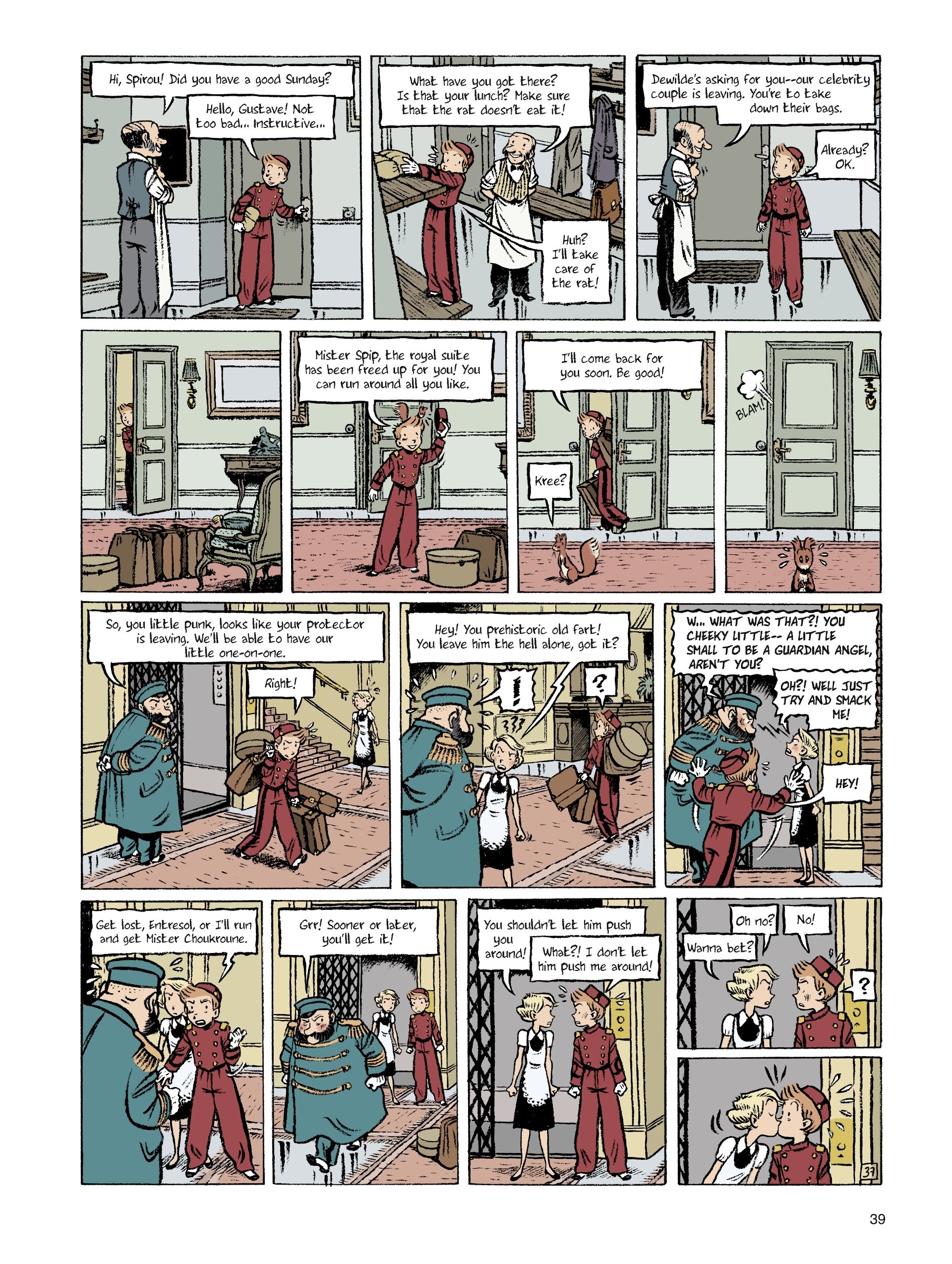 Read online Spirou: The Diary of a Naive Young Man comic -  Issue # TPB - 39