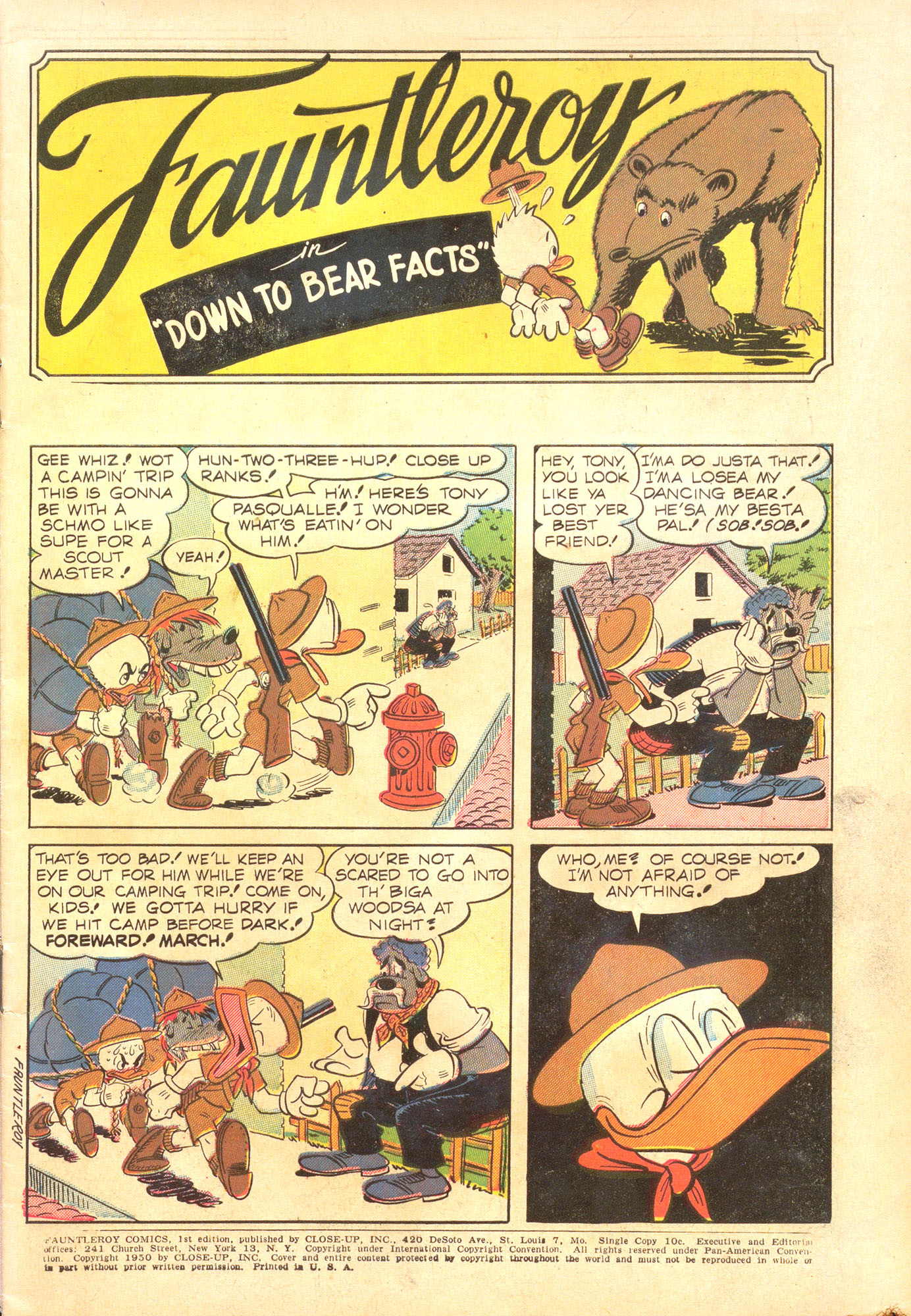 Read online Fauntleroy Comics comic -  Issue #1 - 3