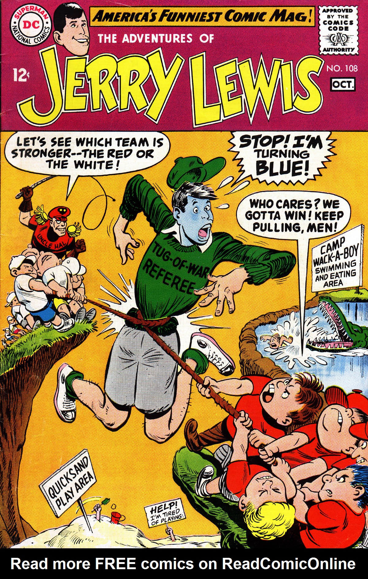 Read online The Adventures of Jerry Lewis comic -  Issue #108 - 1