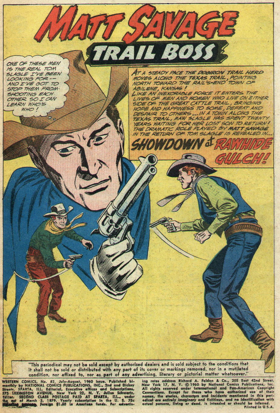 Read online Western Comics comic -  Issue #82 - 3