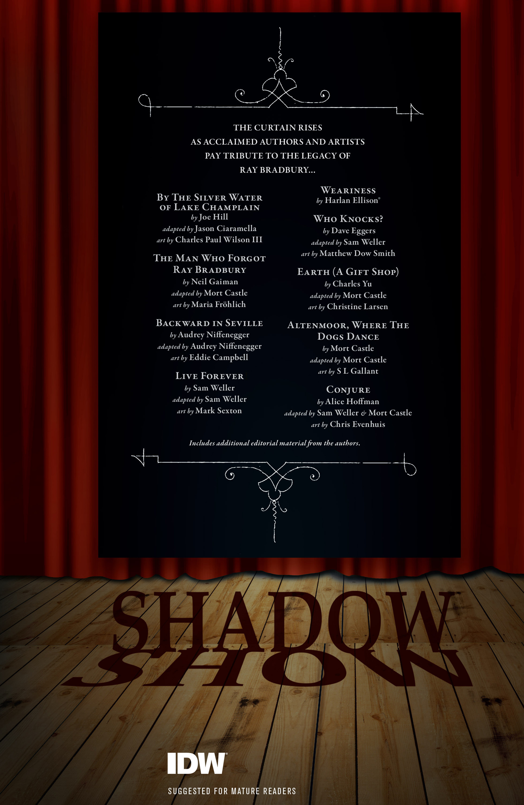 Read online Shadow Show: Stories in Celebration of Ray Bradbury comic -  Issue # TPB - 127
