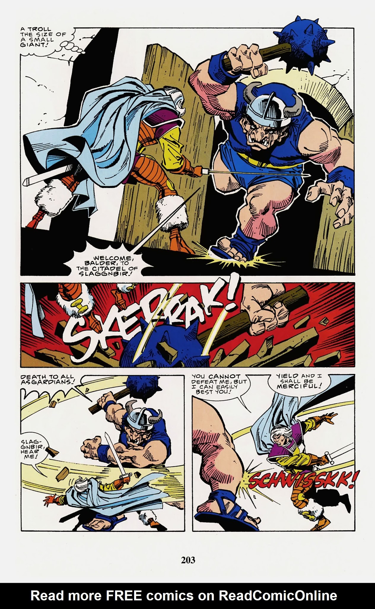 Read online Thor Visionaries: Walter Simonson comic -  Issue # TPB 3 - 205