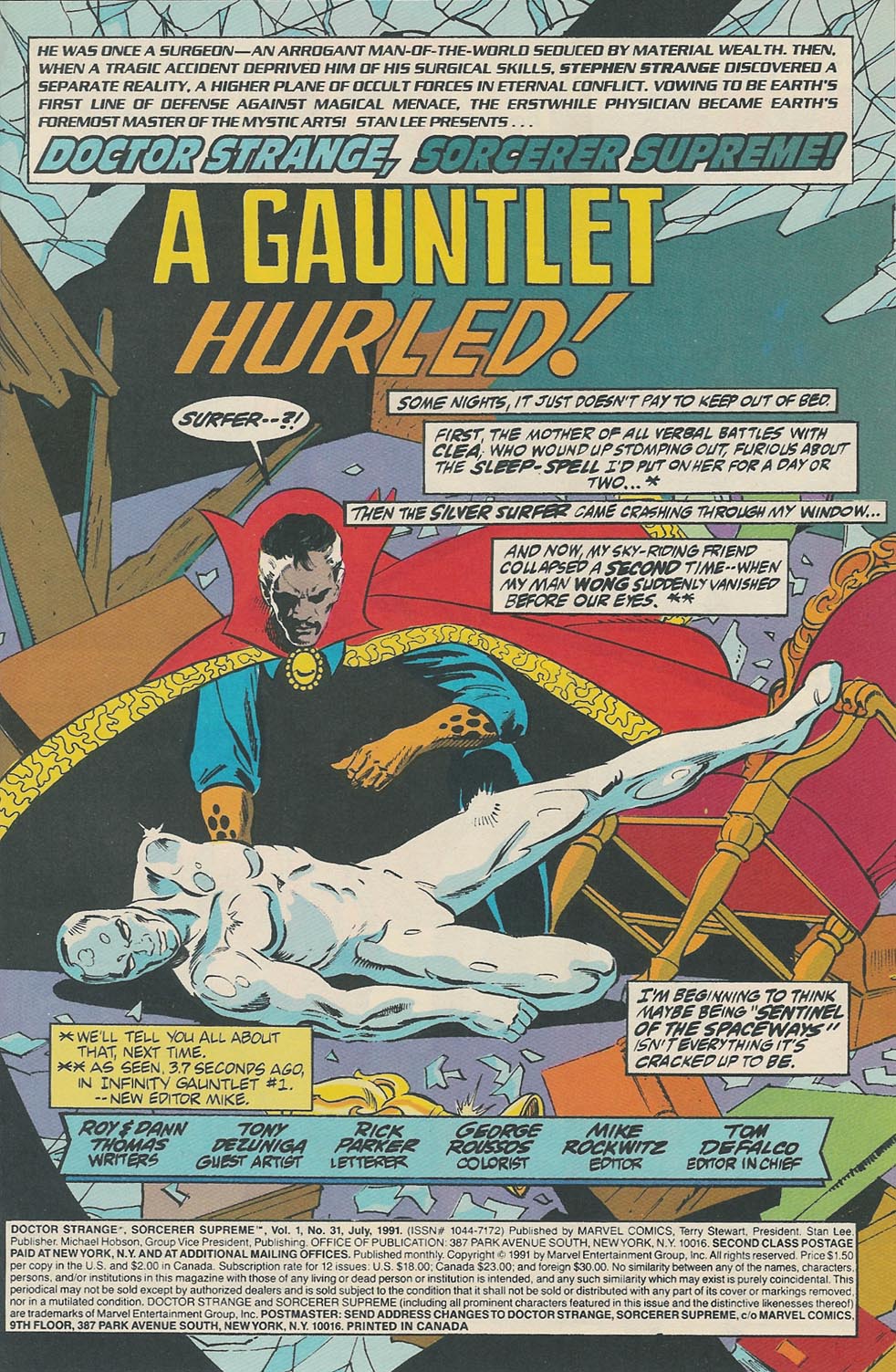 Read online Doctor Strange: Sorcerer Supreme comic -  Issue #31 - 2