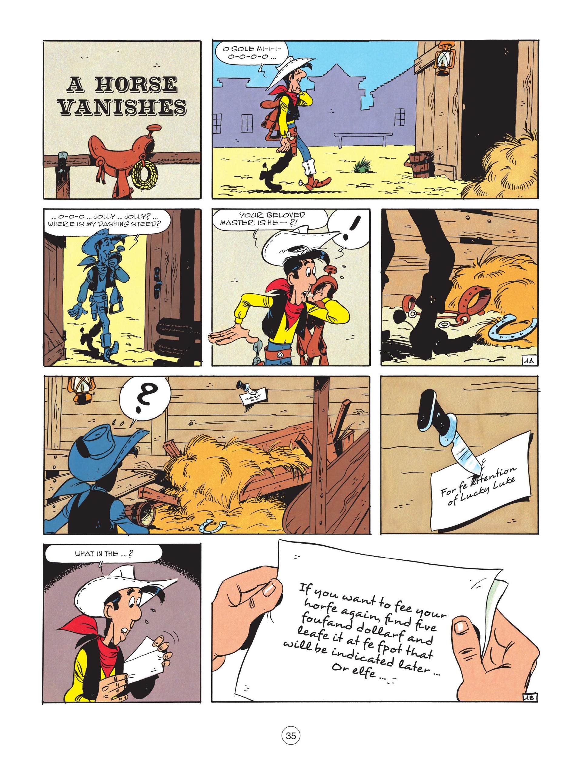 Read online A Lucky Luke Adventure comic -  Issue #80 - 37