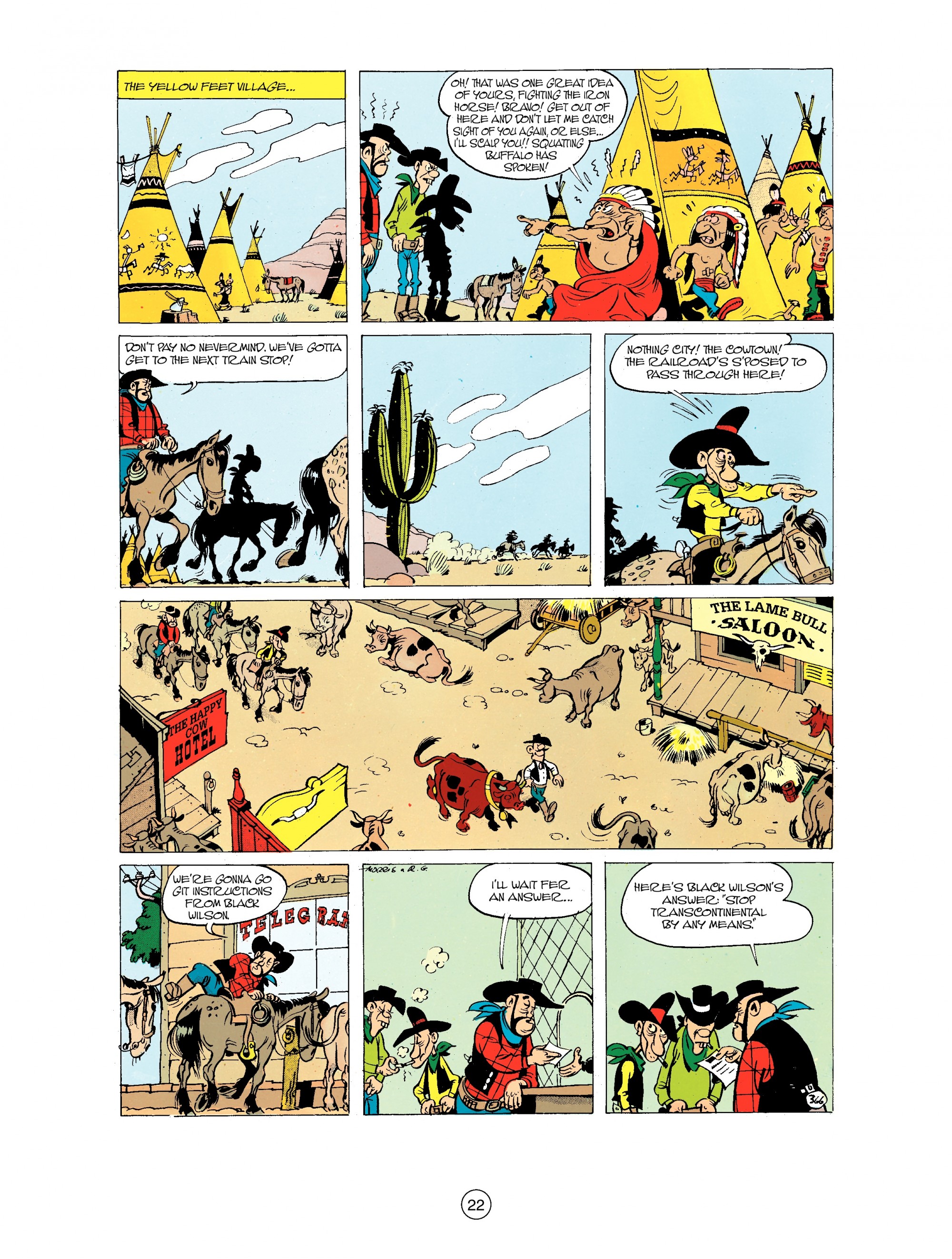 Read online A Lucky Luke Adventure comic -  Issue #32 - 22