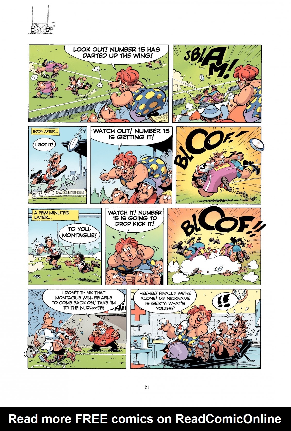 Read online The Rugger Boys comic -  Issue #1 - 21