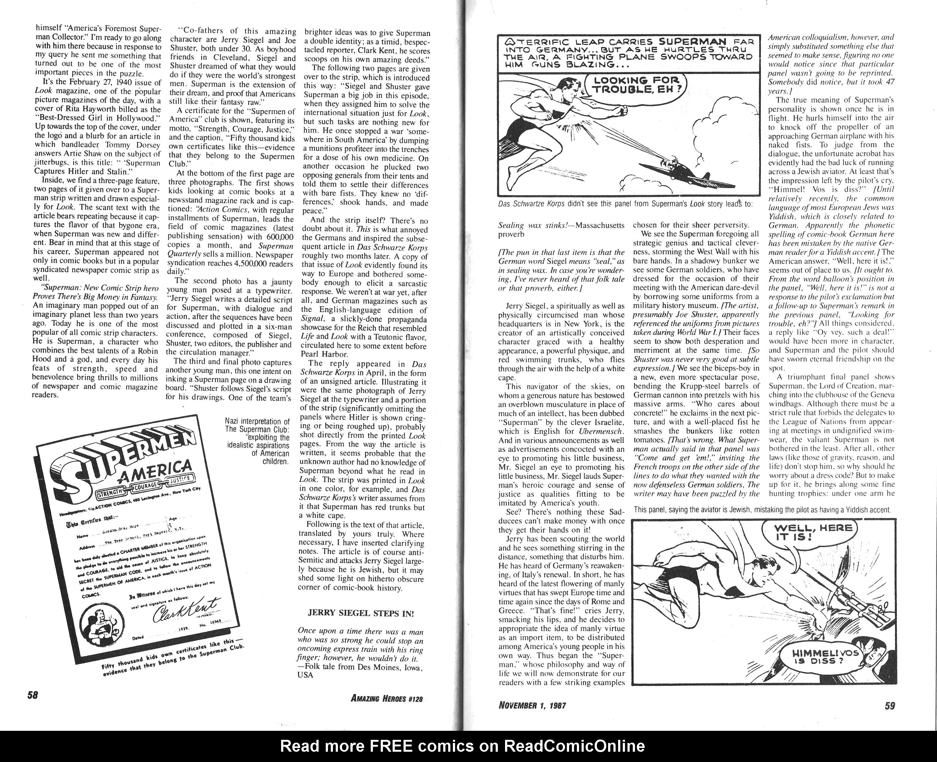 Read online Amazing Heroes comic -  Issue #128 - 30