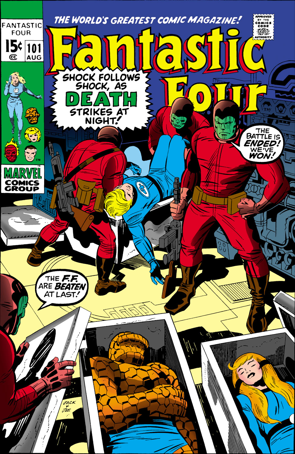 Read online Fantastic Four (1961) comic -  Issue #101 - 1