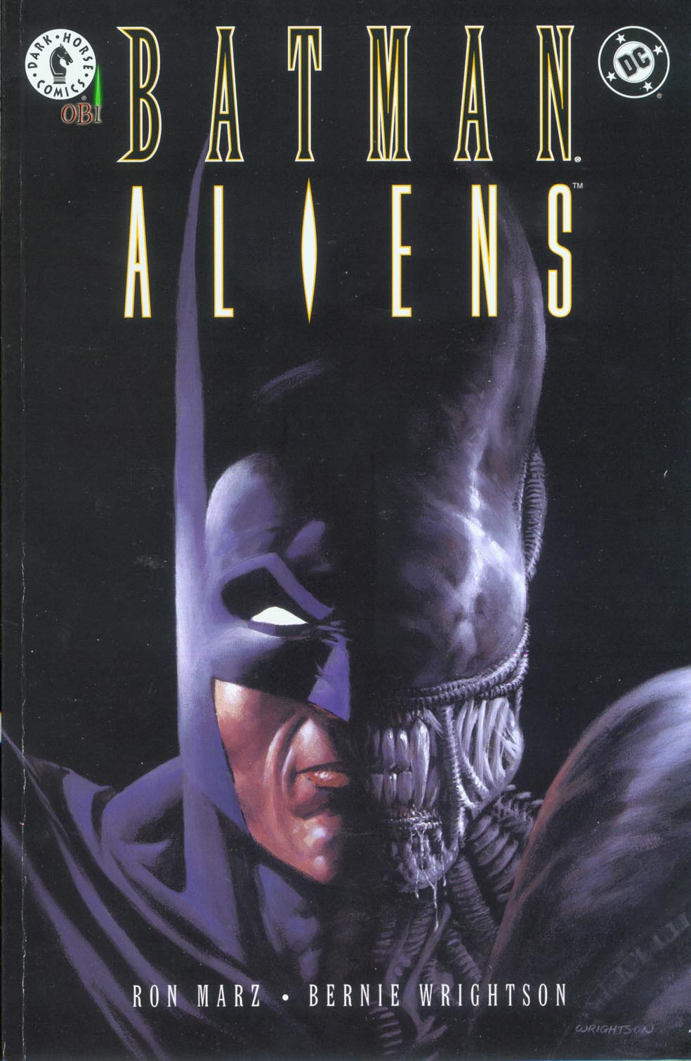 Read online Batman/Aliens comic -  Issue #1 - 1