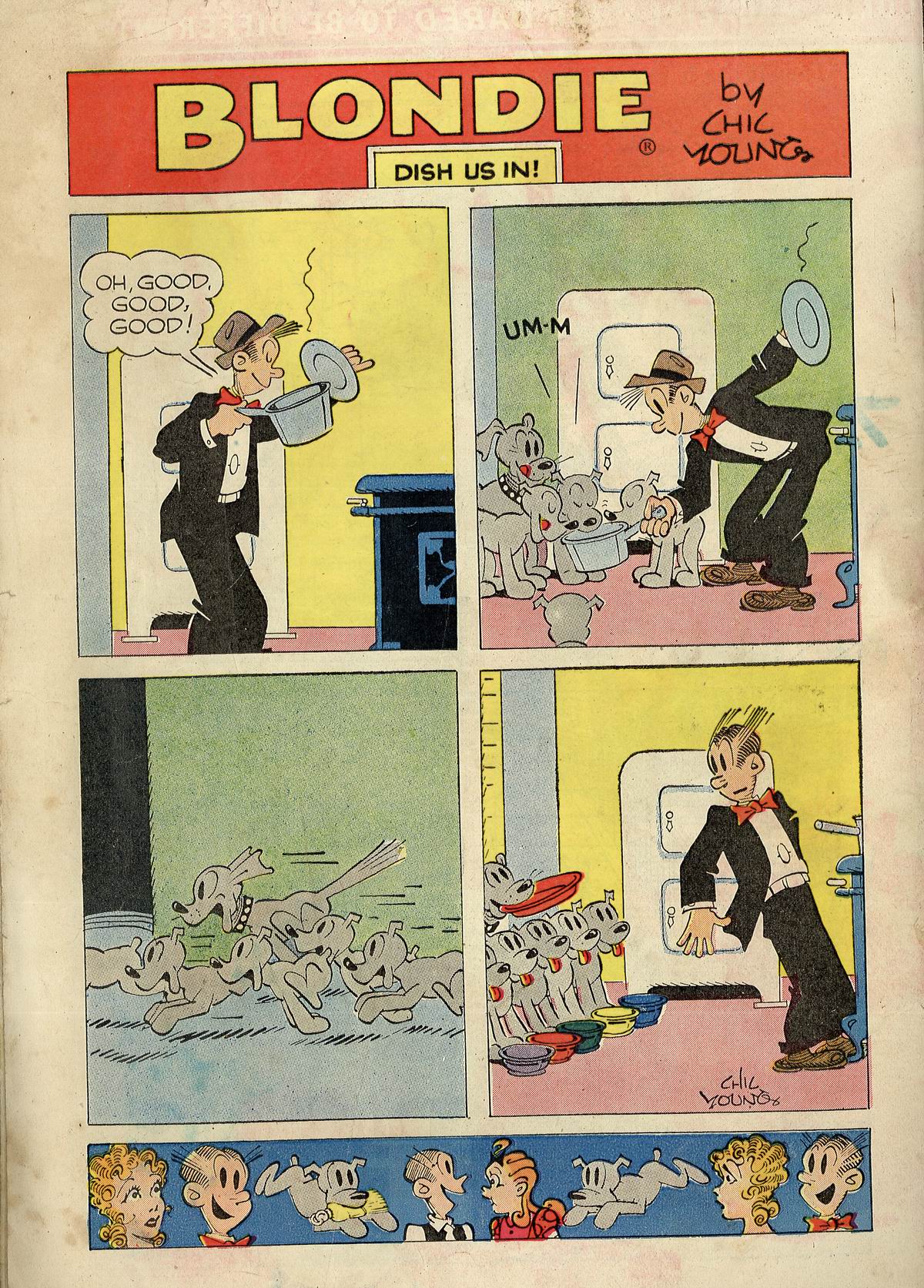 Read online Blondie Comics (1947) comic -  Issue #12 - 36