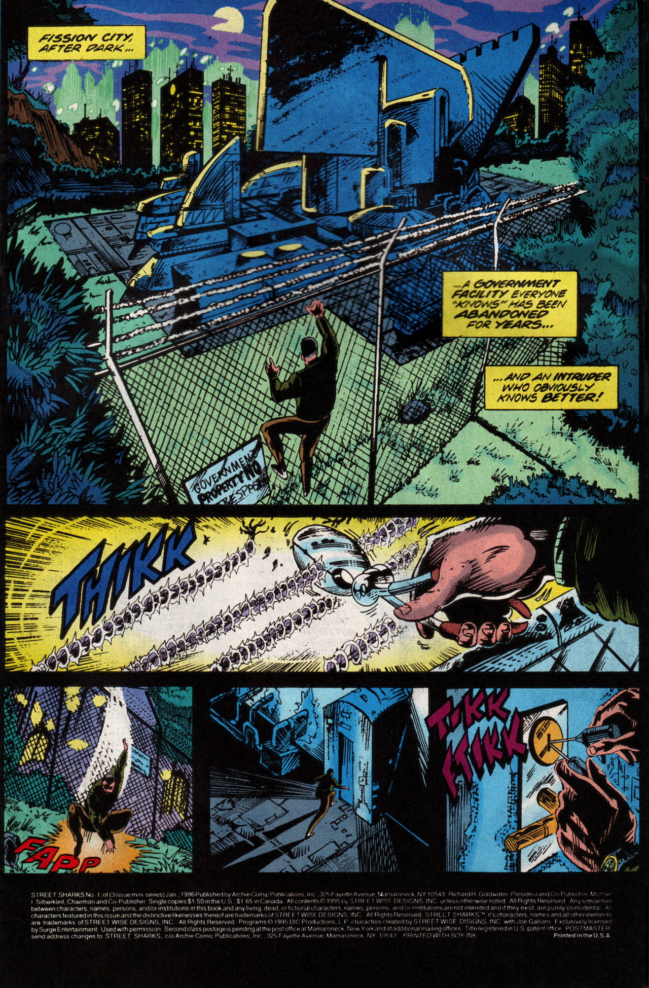 Read online Street Sharks comic -  Issue #1 - 3
