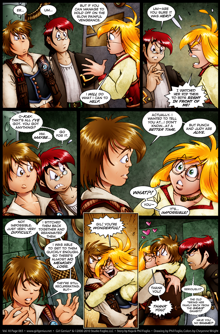 Read online Girl Genius (2002) comic -  Issue #10 - 66