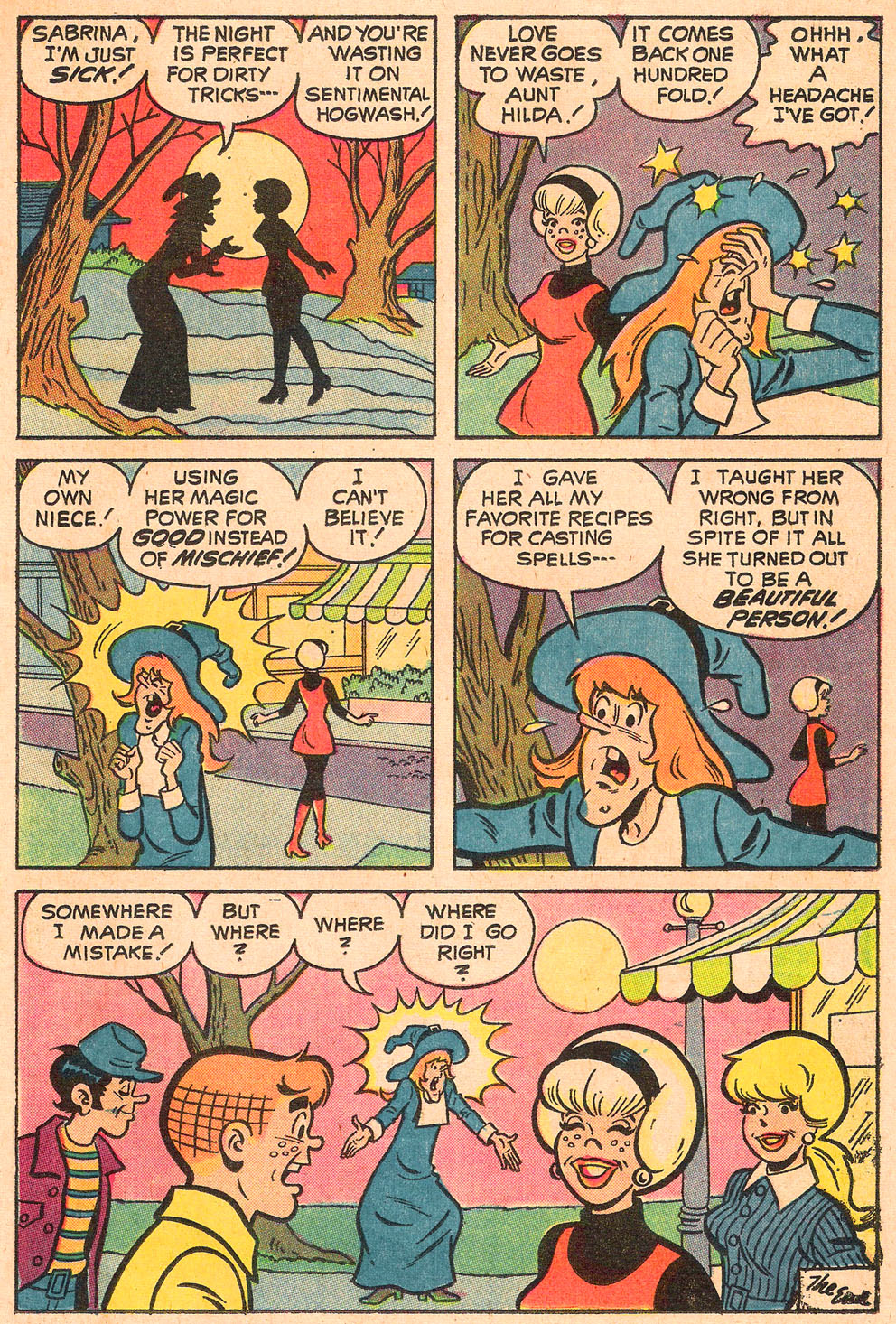 Read online Sabrina The Teenage Witch (1971) comic -  Issue #7 - 9