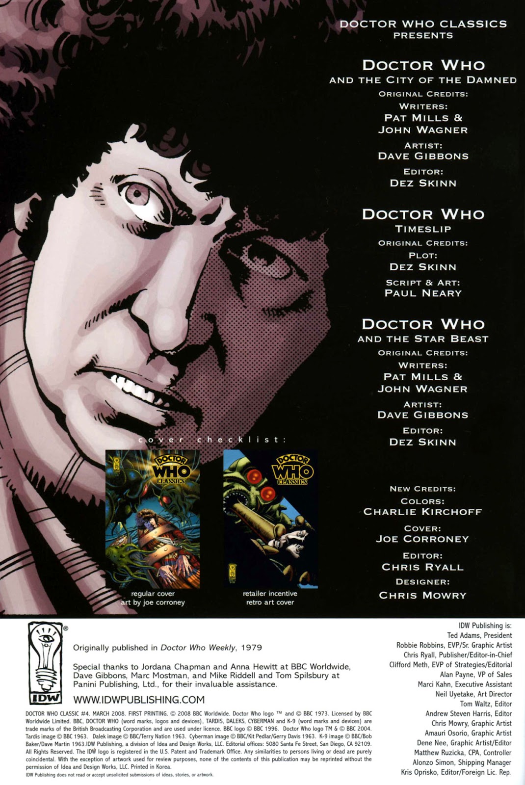 Doctor Who Classics issue 4 - Page 2