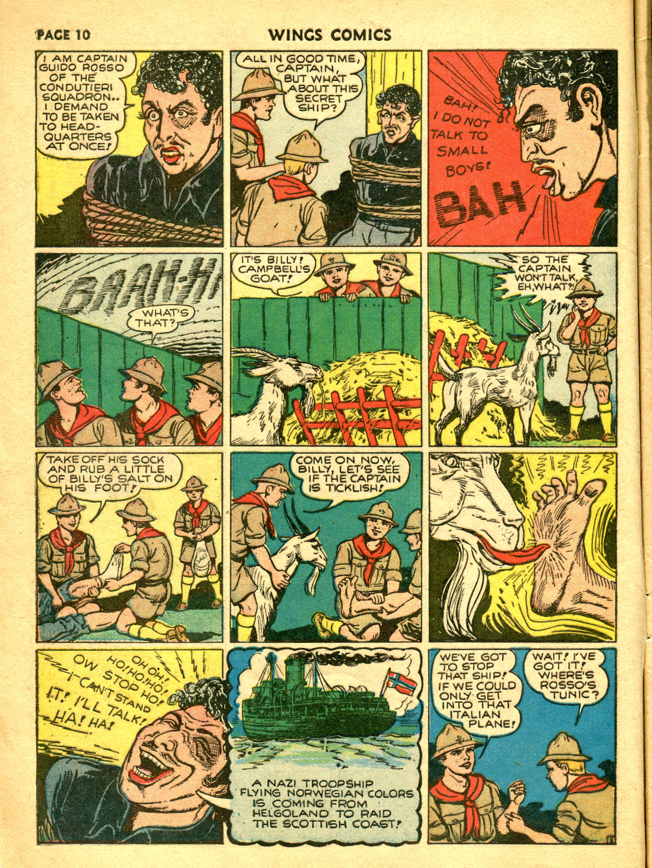 Read online Wings Comics comic -  Issue #7 - 12