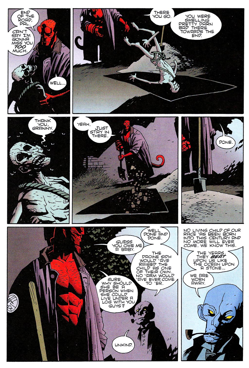 Read online Hellboy: The Corpse and the Iron Shoes comic -  Issue # Full - 26