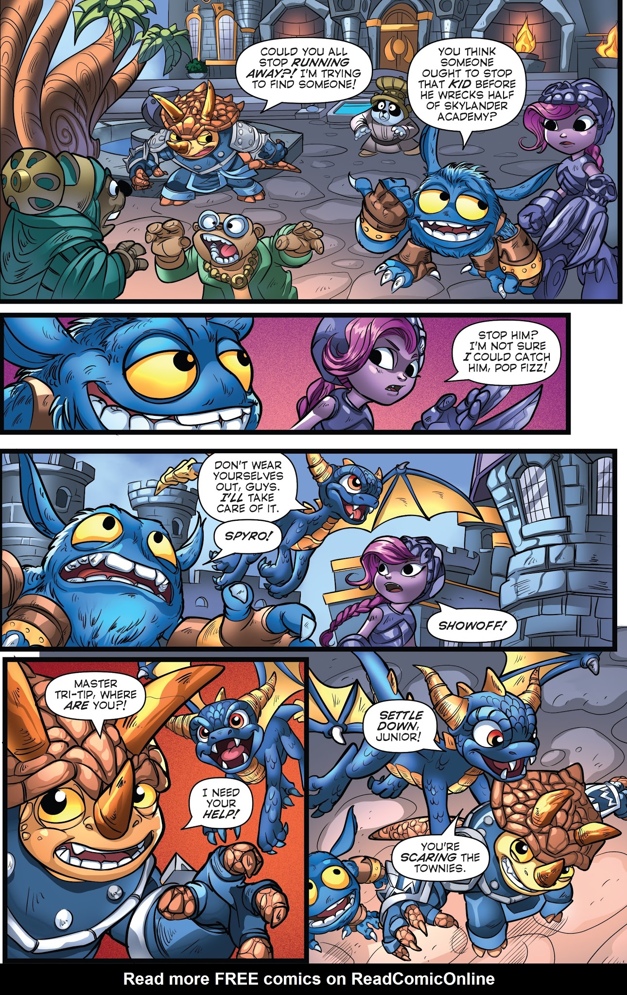 Read online Skylanders Quarterly-Spyro & Friends: Goldslinger comic -  Issue # Full - 21