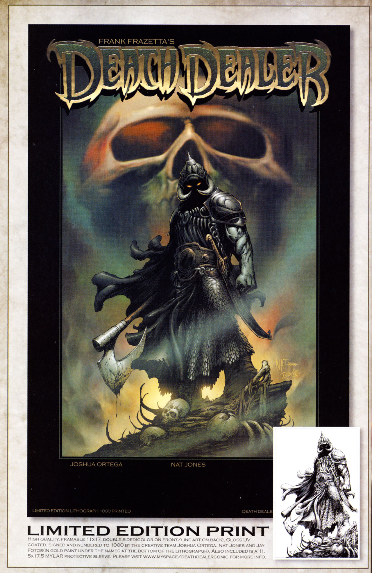 Read online Frank Frazetta's Death Dealer comic -  Issue #1 - 33