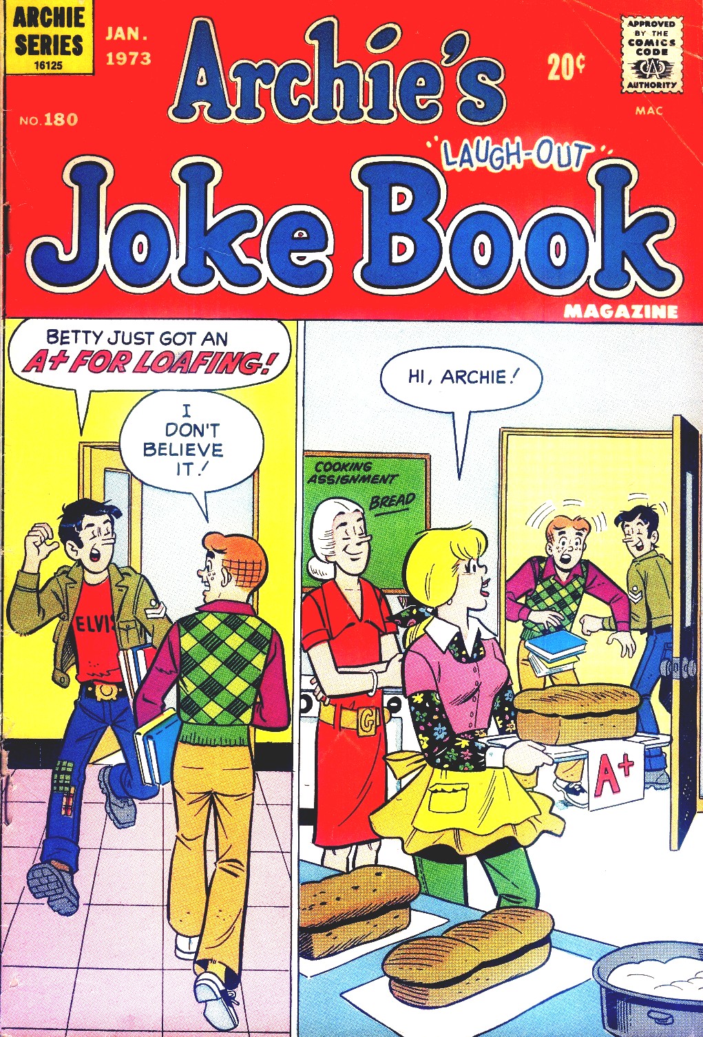 Read online Archie's Joke Book Magazine comic -  Issue #180 - 1