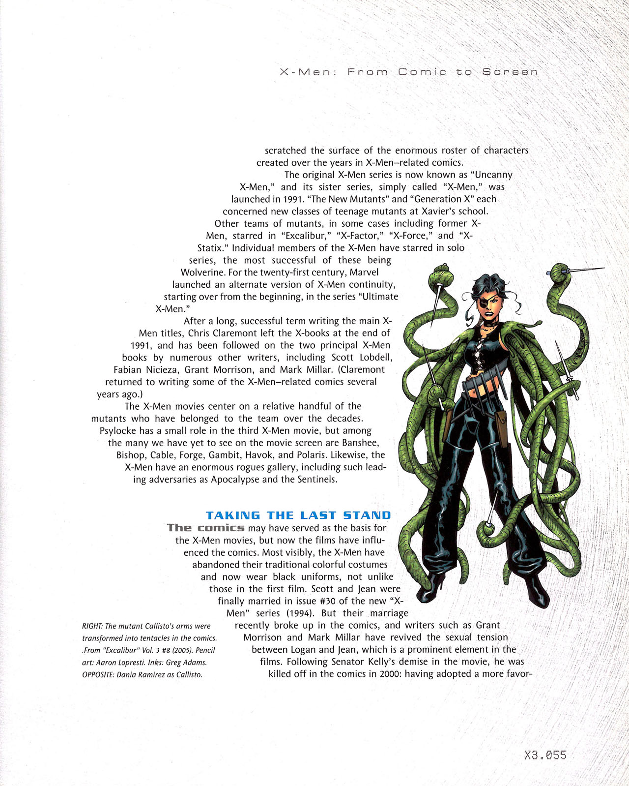 Read online The Art of X-Men: The Last Stand comic -  Issue # TPB - 54