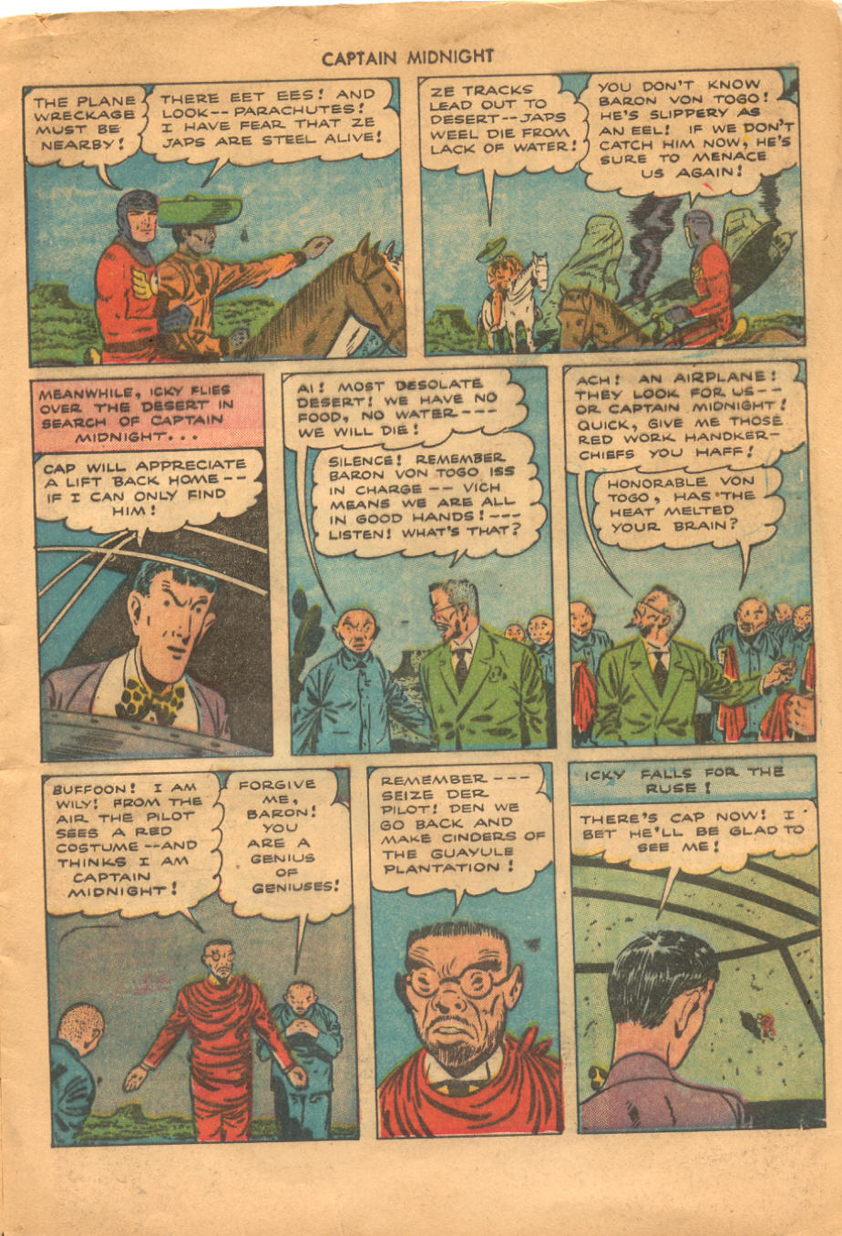 Read online Captain Midnight (1942) comic -  Issue #23 - 9
