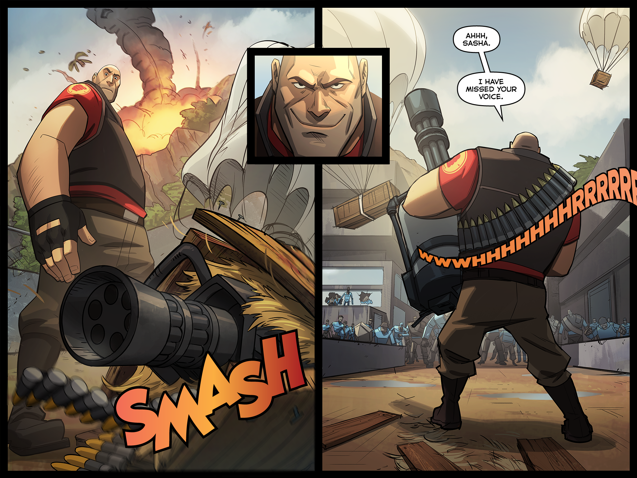 Read online Team Fortress 2 comic -  Issue #6 - 54