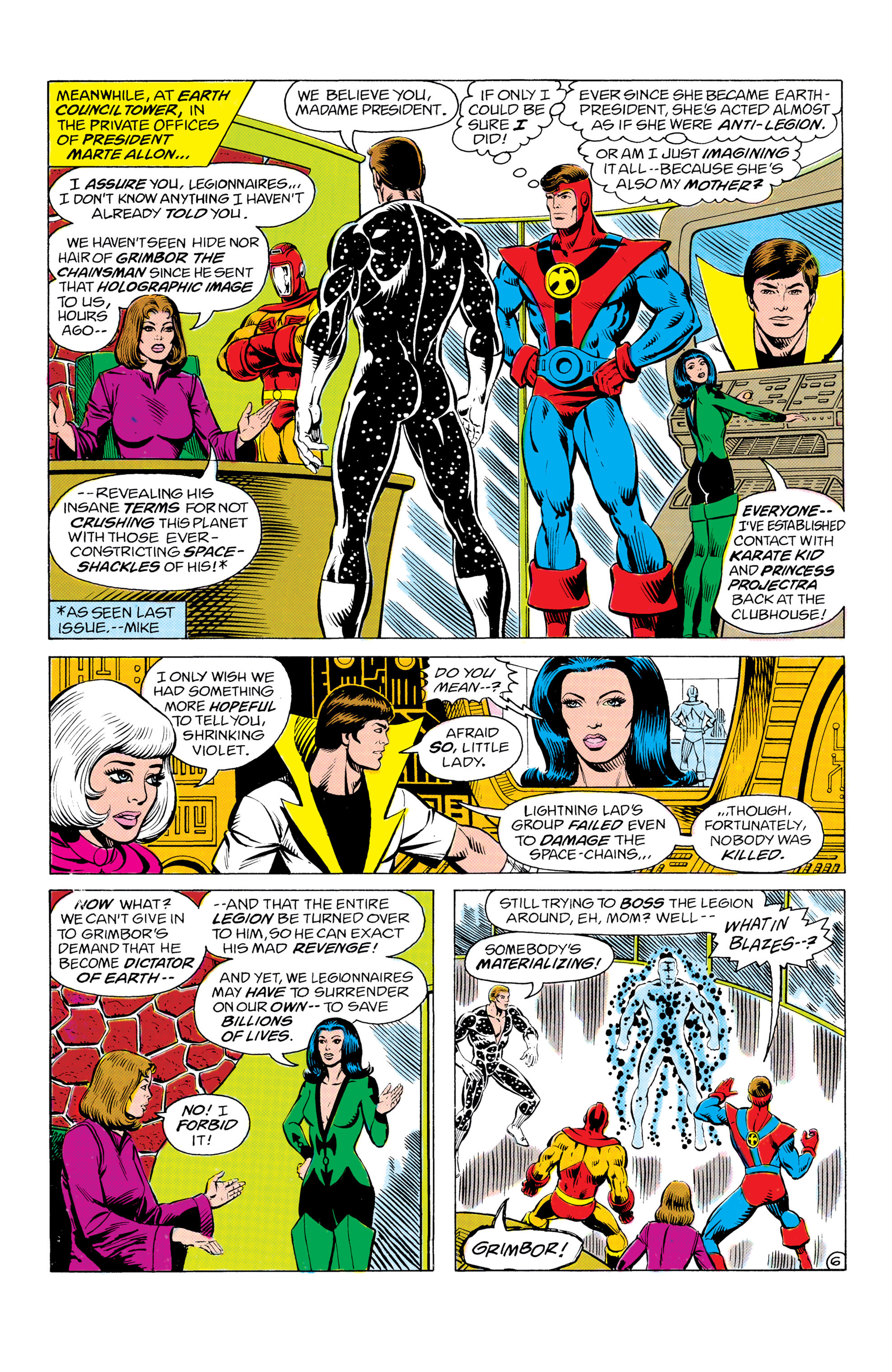 Read online Legion of Super-Heroes (1980) comic -  Issue #278 - 7