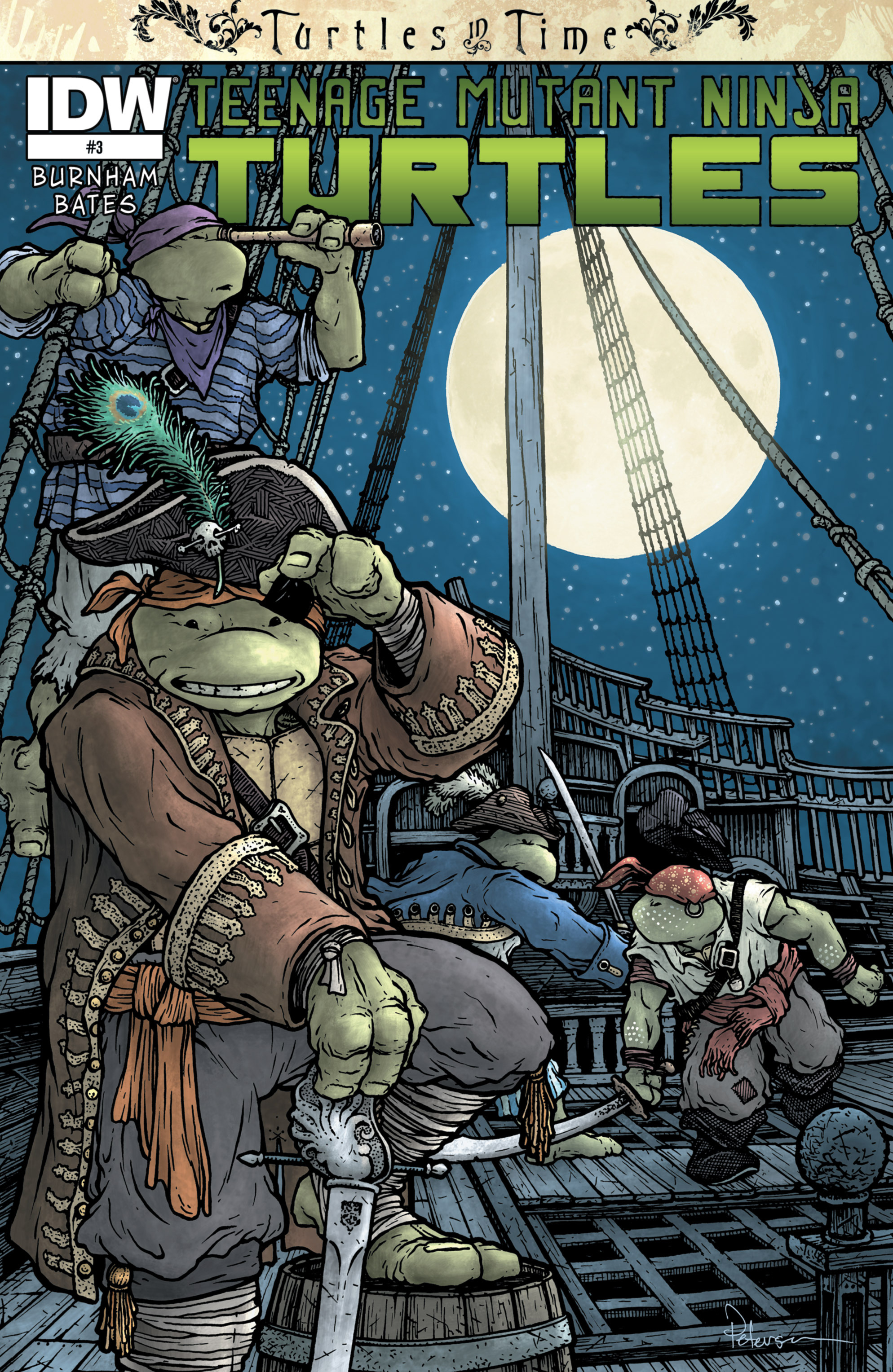 Read online Teenage Mutant Ninja Turtles: Turtles in Time comic -  Issue #3 - 1