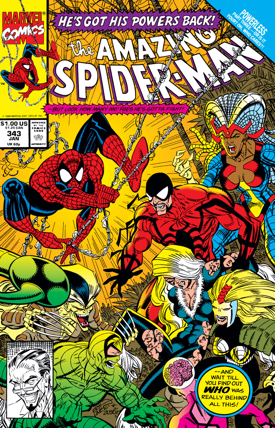 Read online The Amazing Spider-Man (1963) comic -  Issue #343 - 1