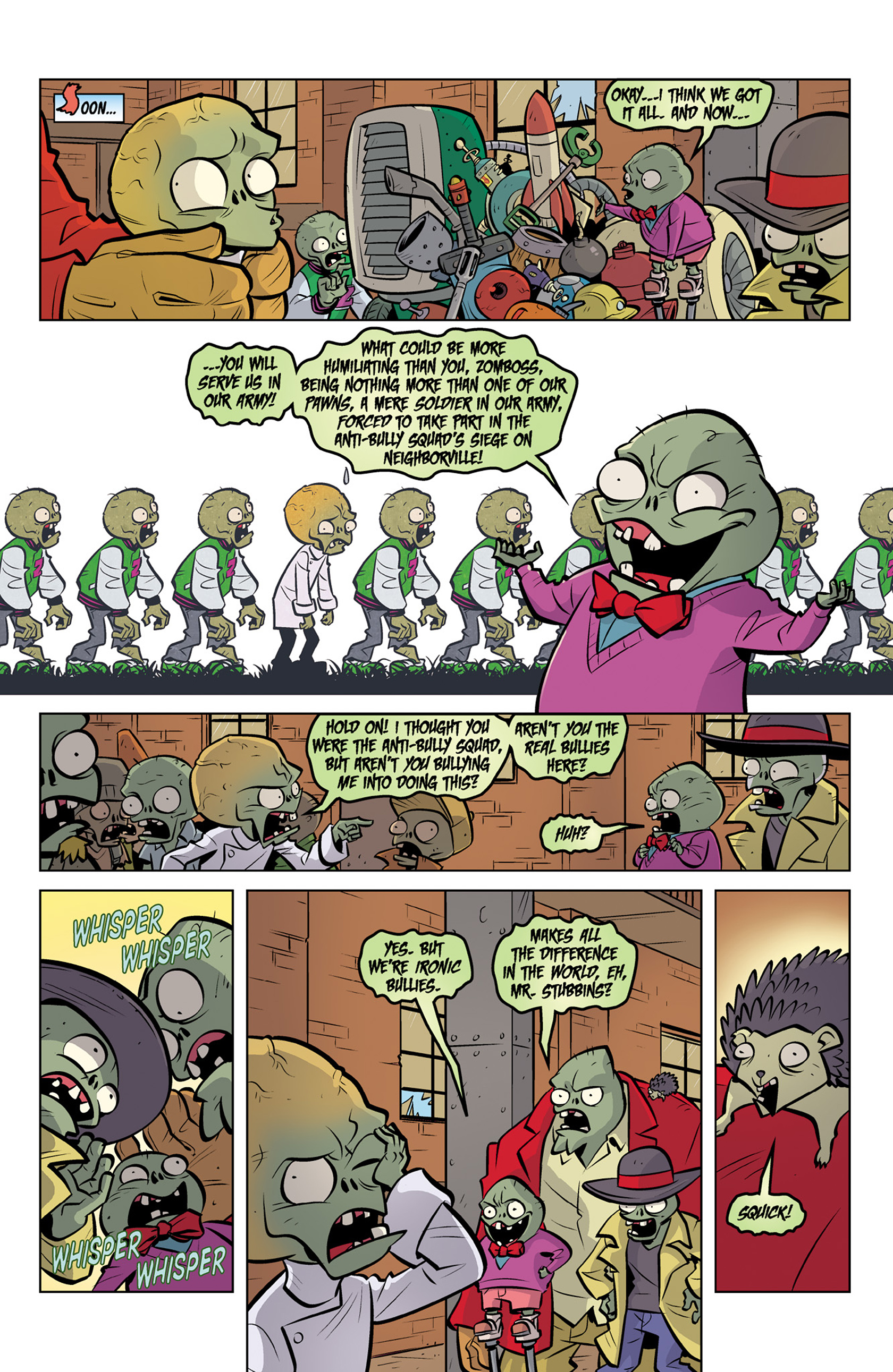 Read online Plants vs. Zombies: Bully For You comic -  Issue #3 - 14