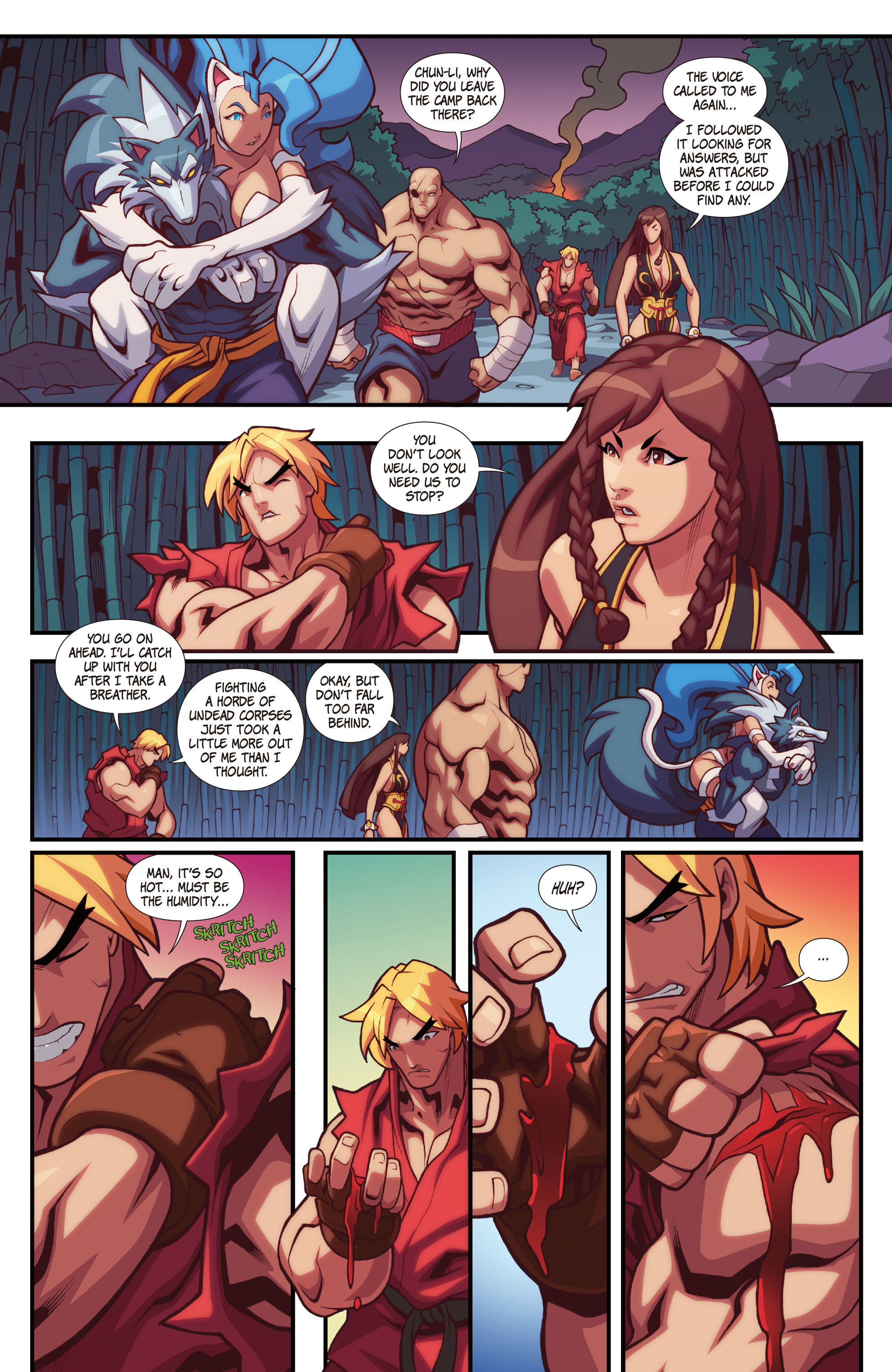 Read online Street Fighter VS Darkstalkers comic -  Issue #2 - 18